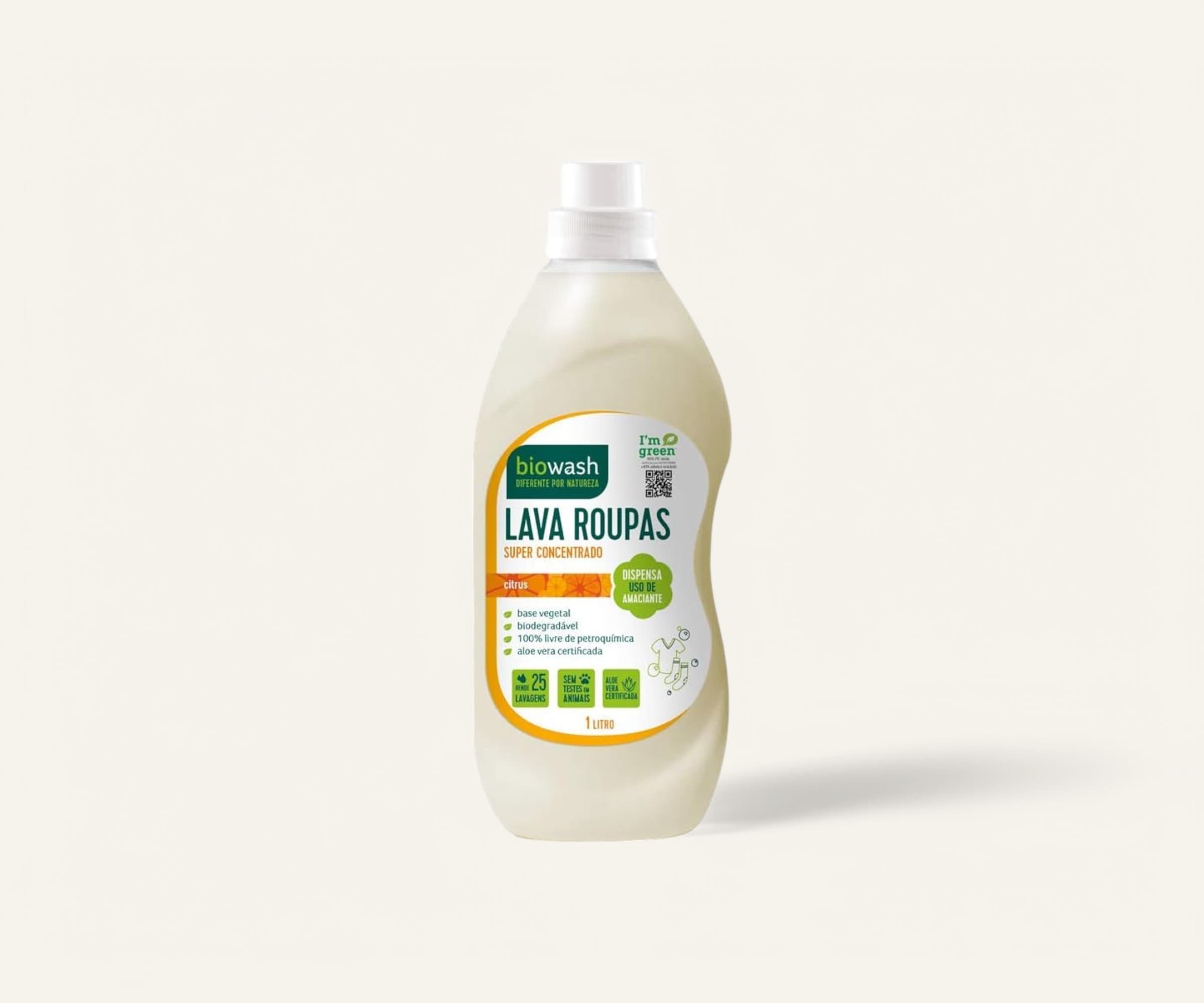 Lava roupas super concetrado citrus Biowash 1l