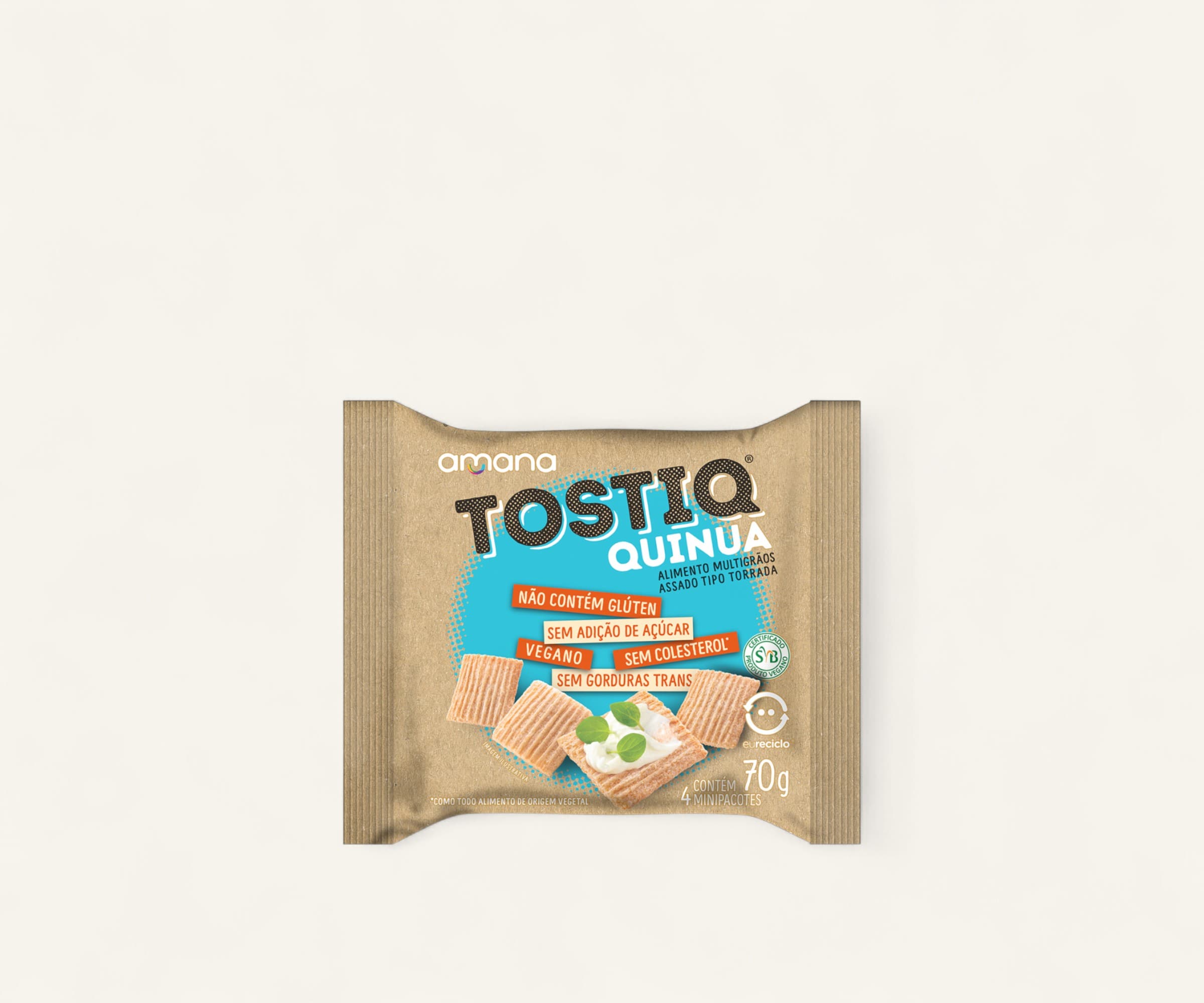 Torrada quinua Tostiq original 70g