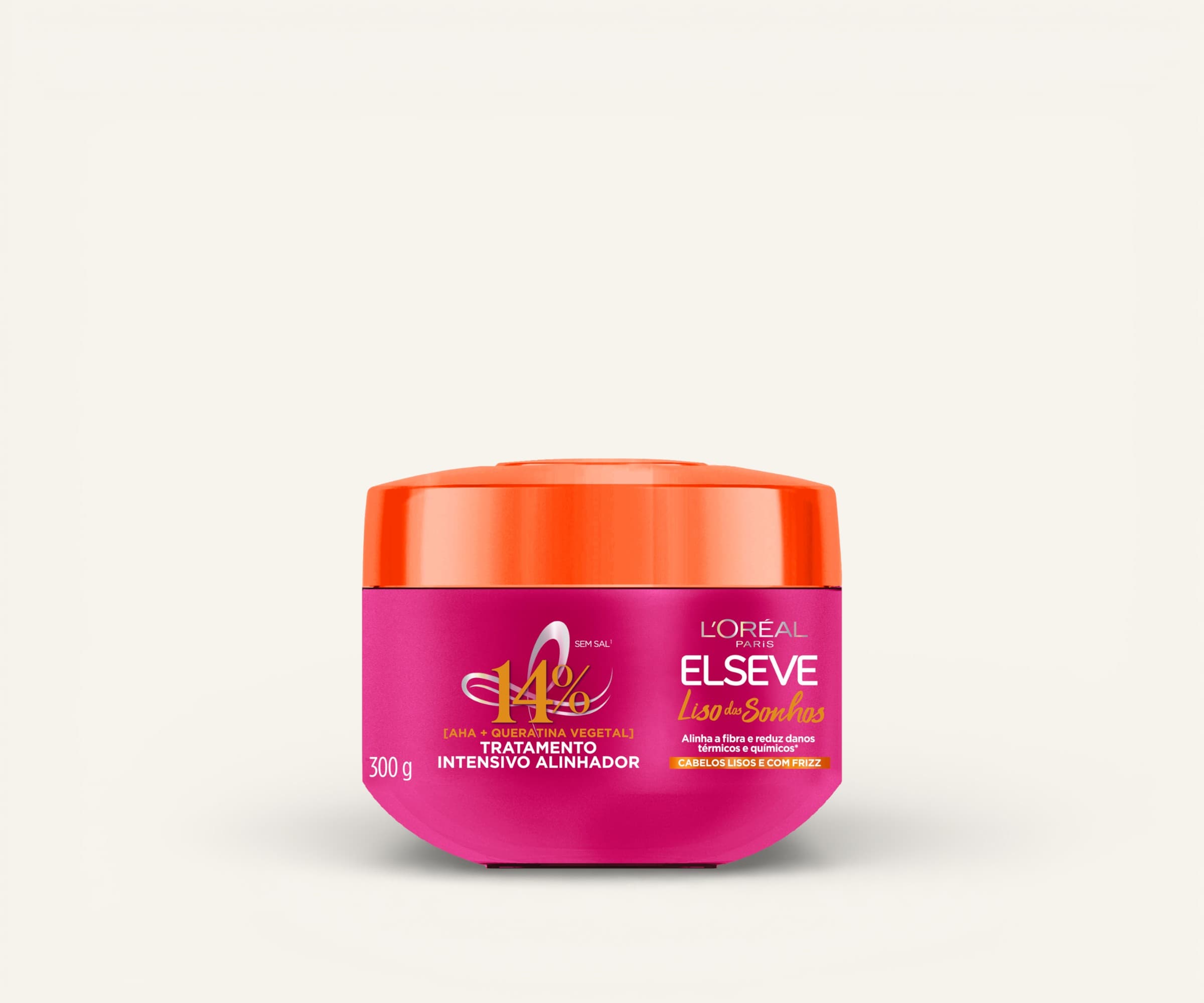 Creme de tratamento Elseve Liso dos Sonhos intensivo alinhador 300g