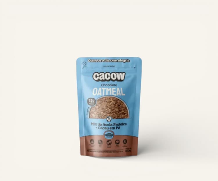 Mix de aveia proteica oatmeal de chocolate 450g