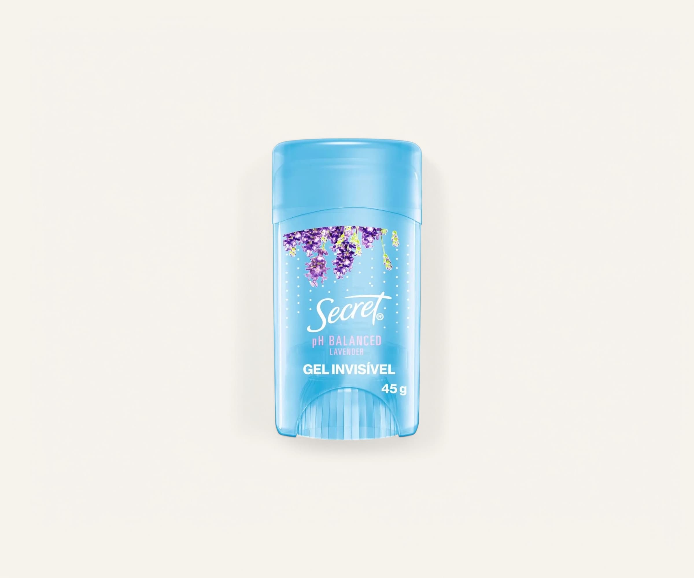Desodorante em gel invisível lavanda Secret 45g