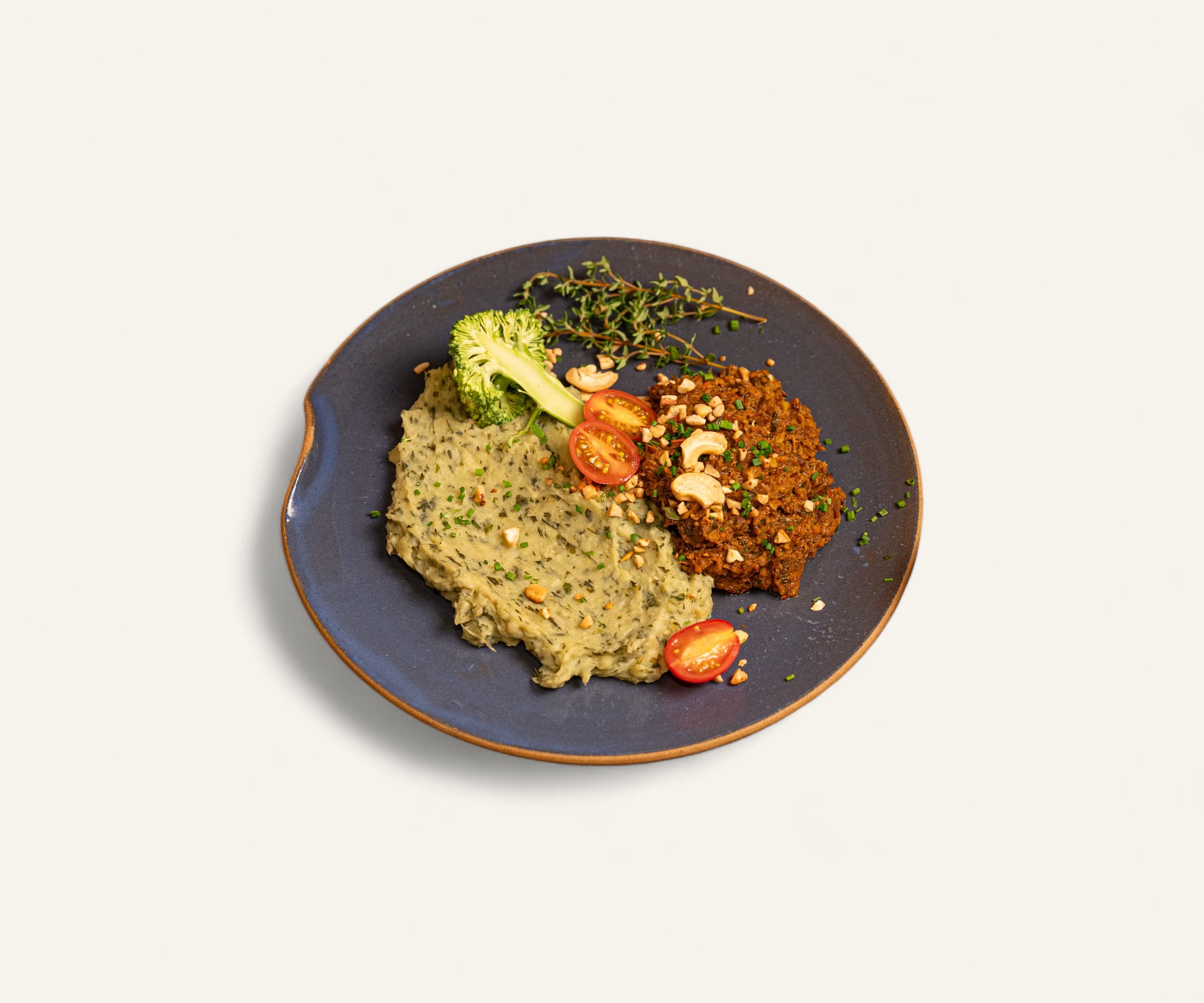 Carne de panela com purê de inhame 350g