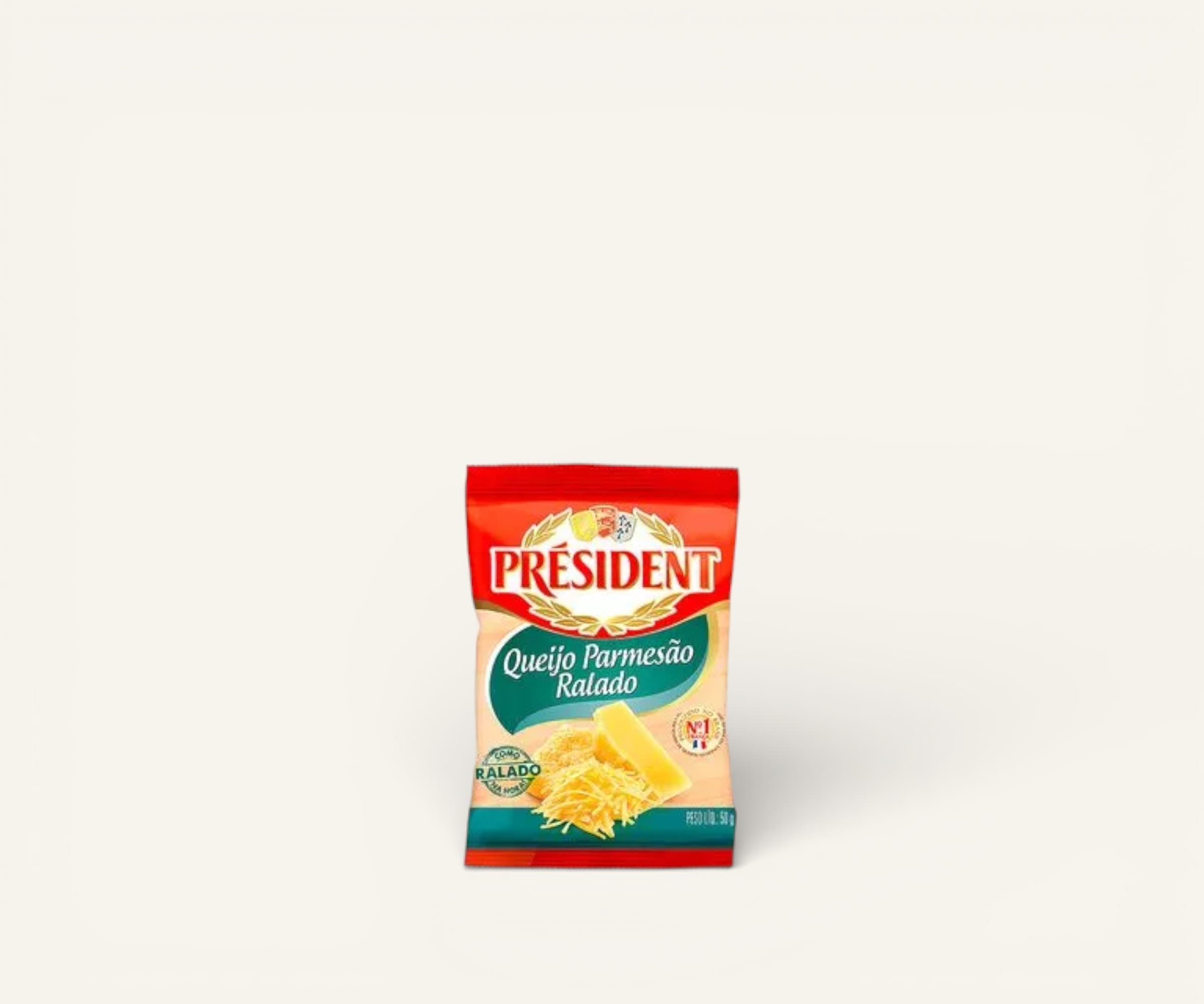 Queijo parmesão ralado Président 50g