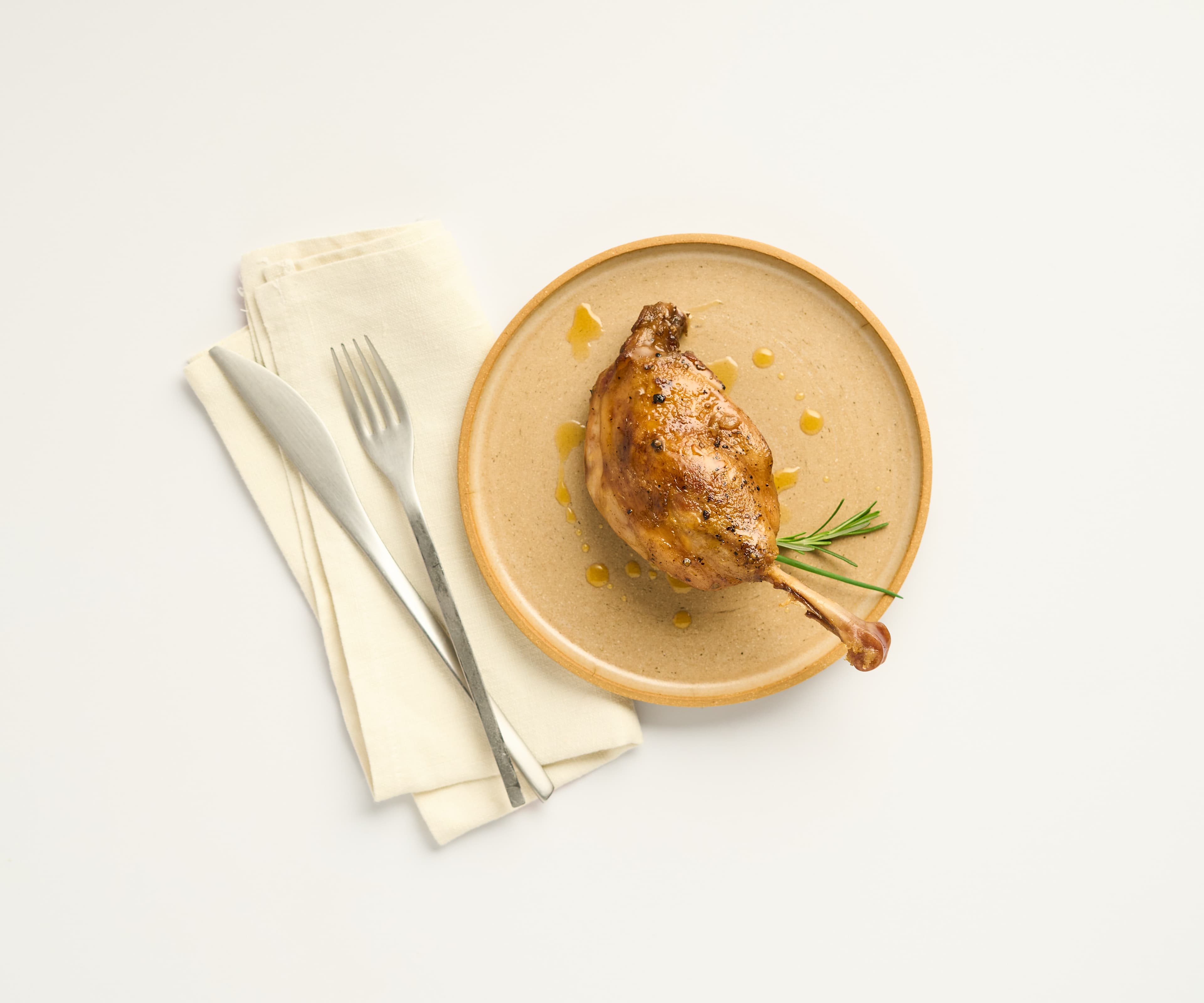 Confit de pato com molho de laranja porção de 160g