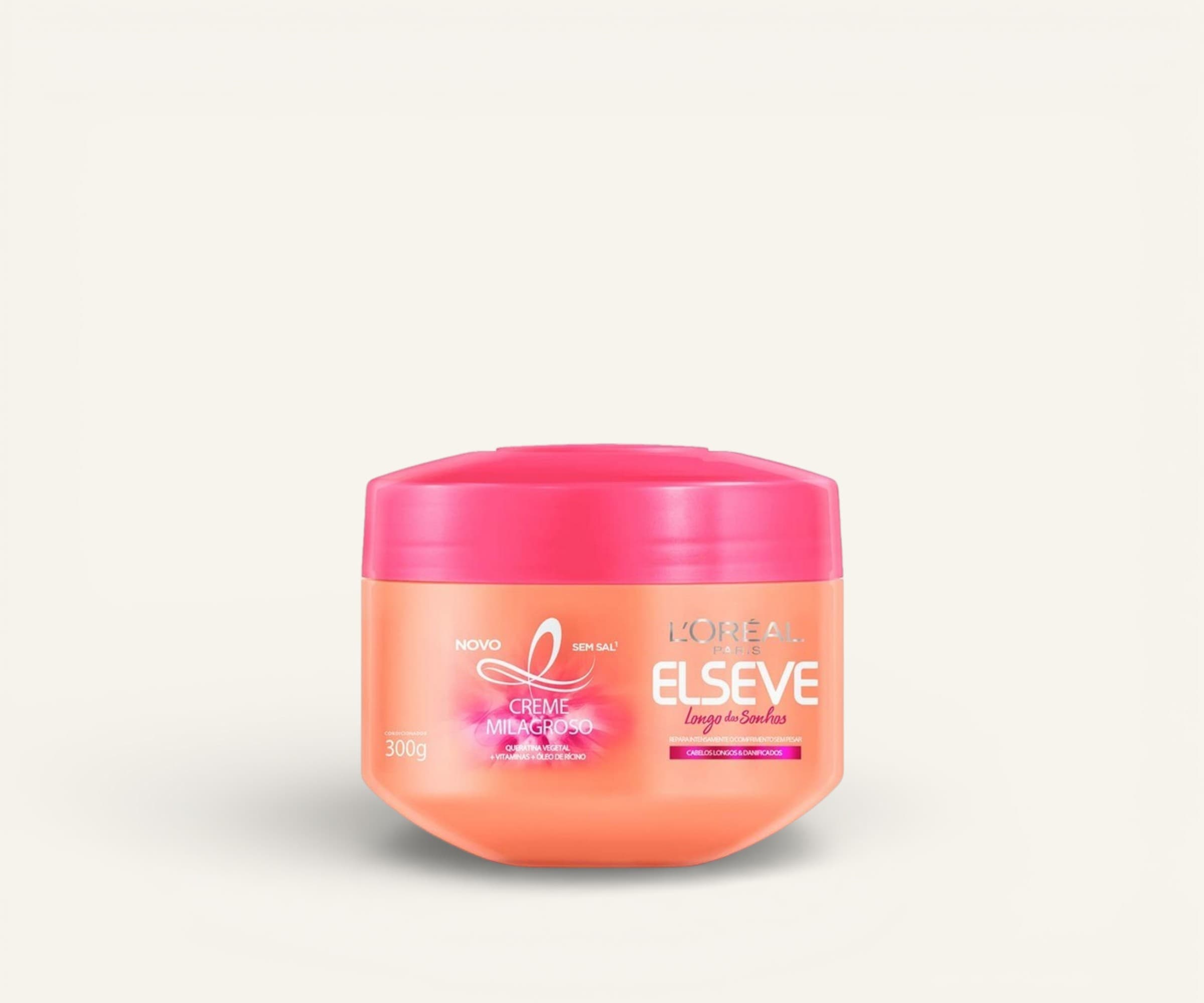 Creme de tratamento Elseve Longo dos Sonhos milagroso 300g