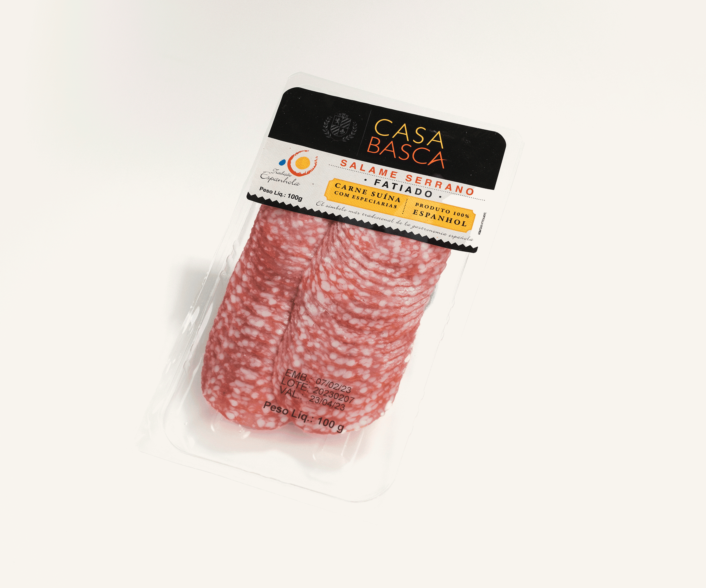 Salame serrano espanhol 100g