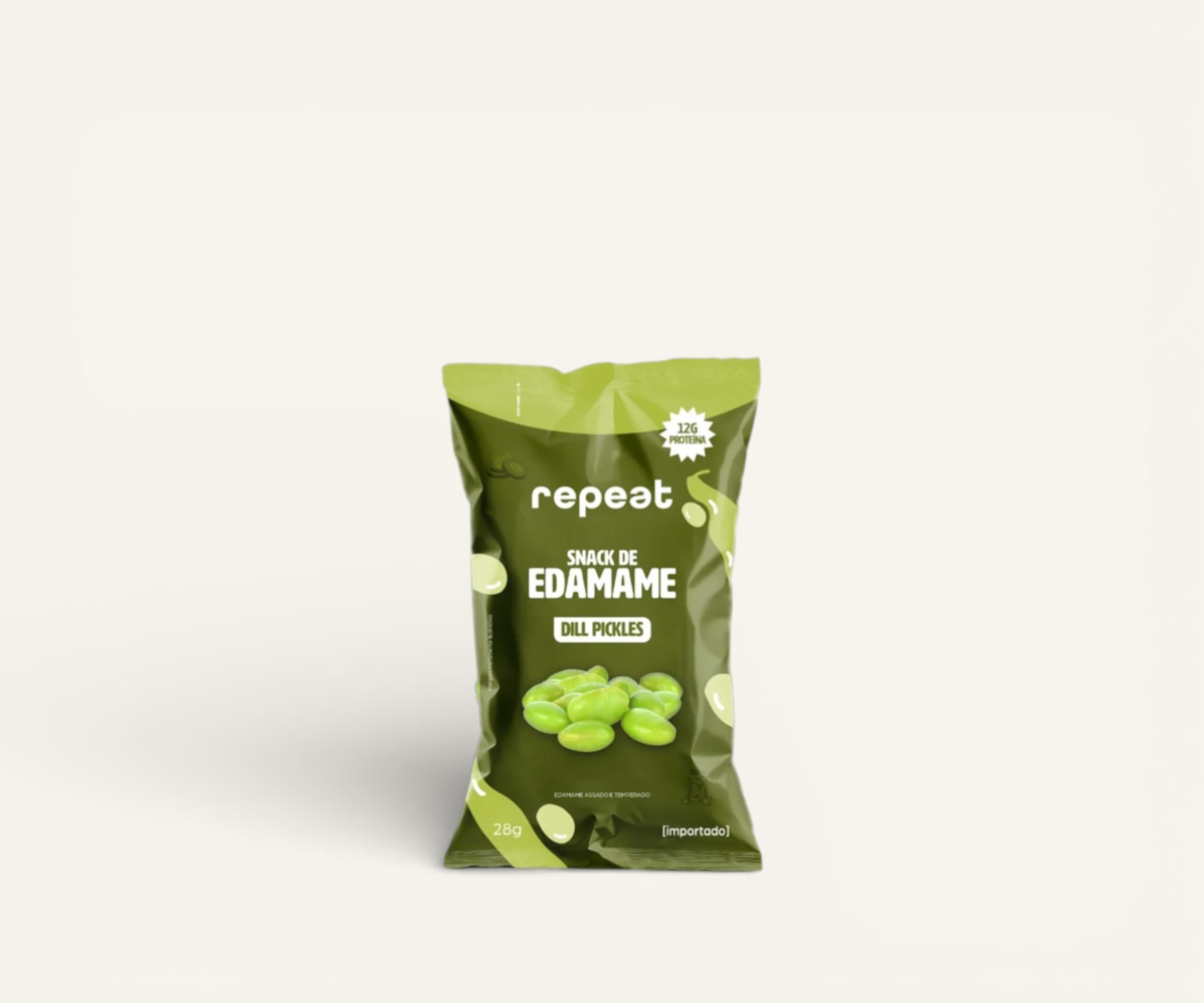Snack de edamame Repeat dill pickles 28g