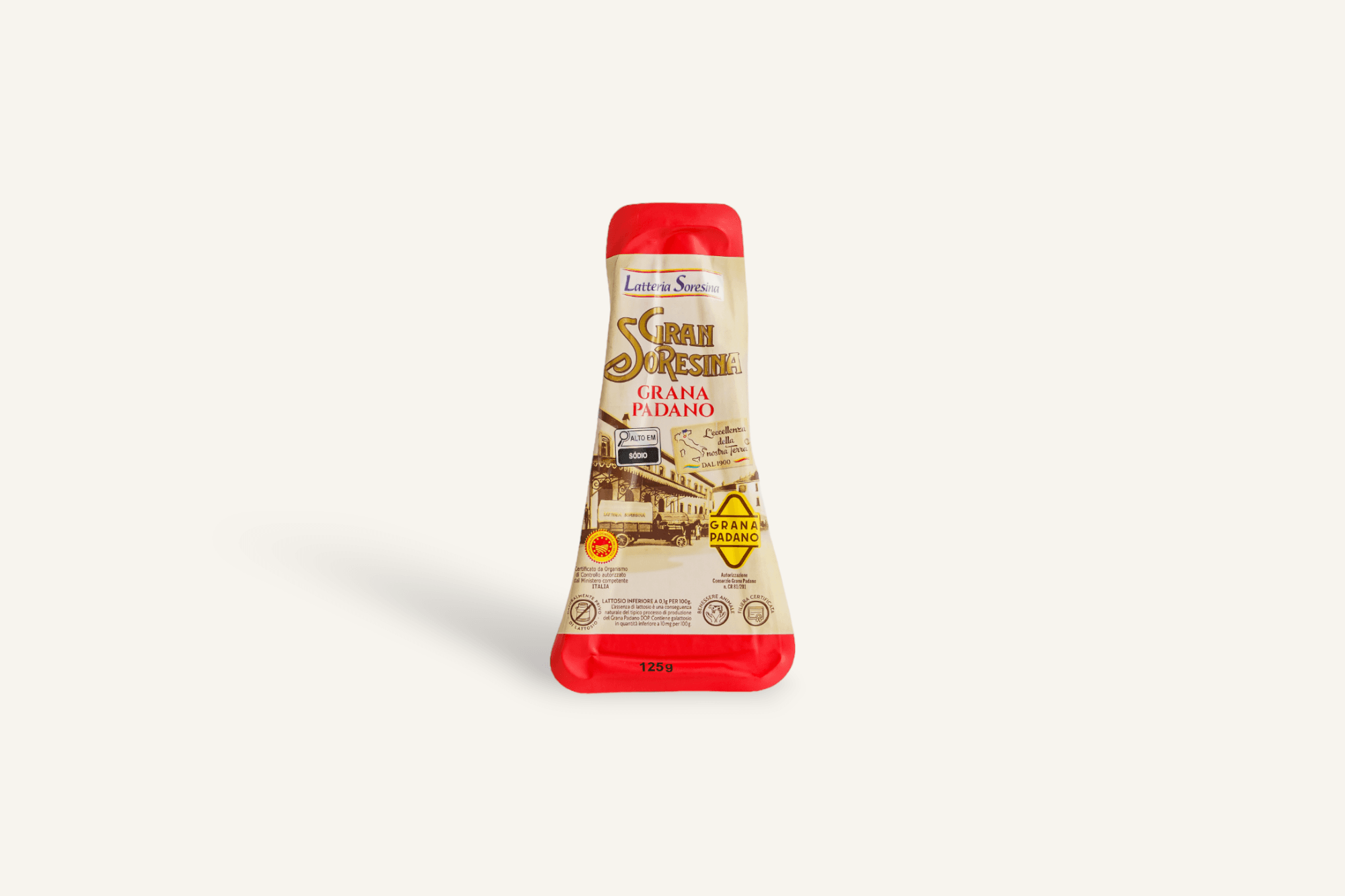 Queijo grana padano 125g