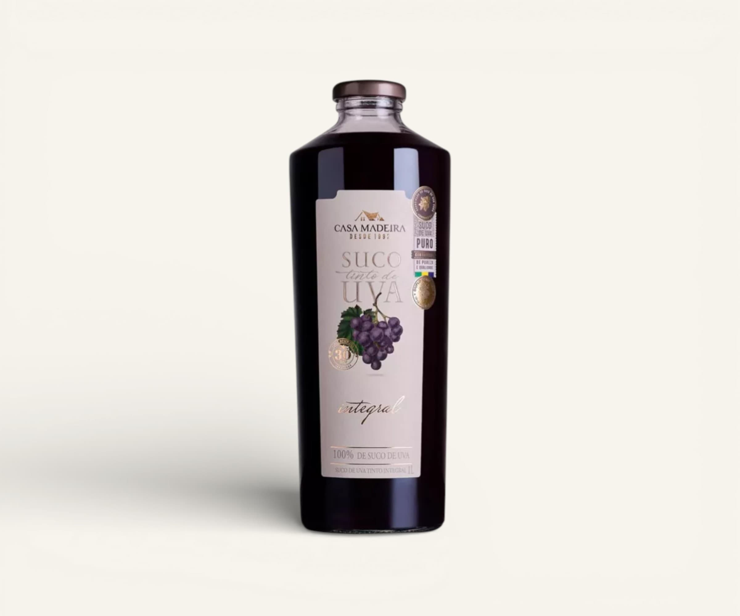 Suco integral de uva tinto Casa Madera 1l