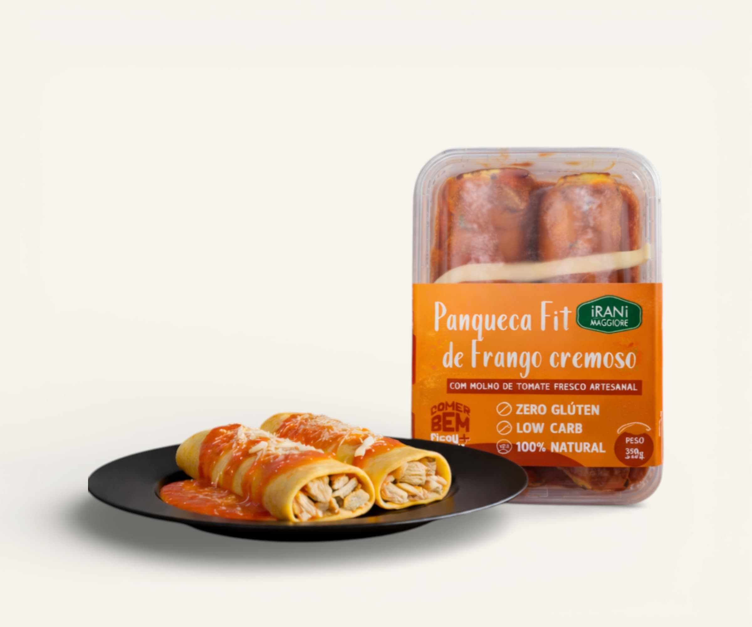 Panqueca fit de frango cremoso sem glúten 350g