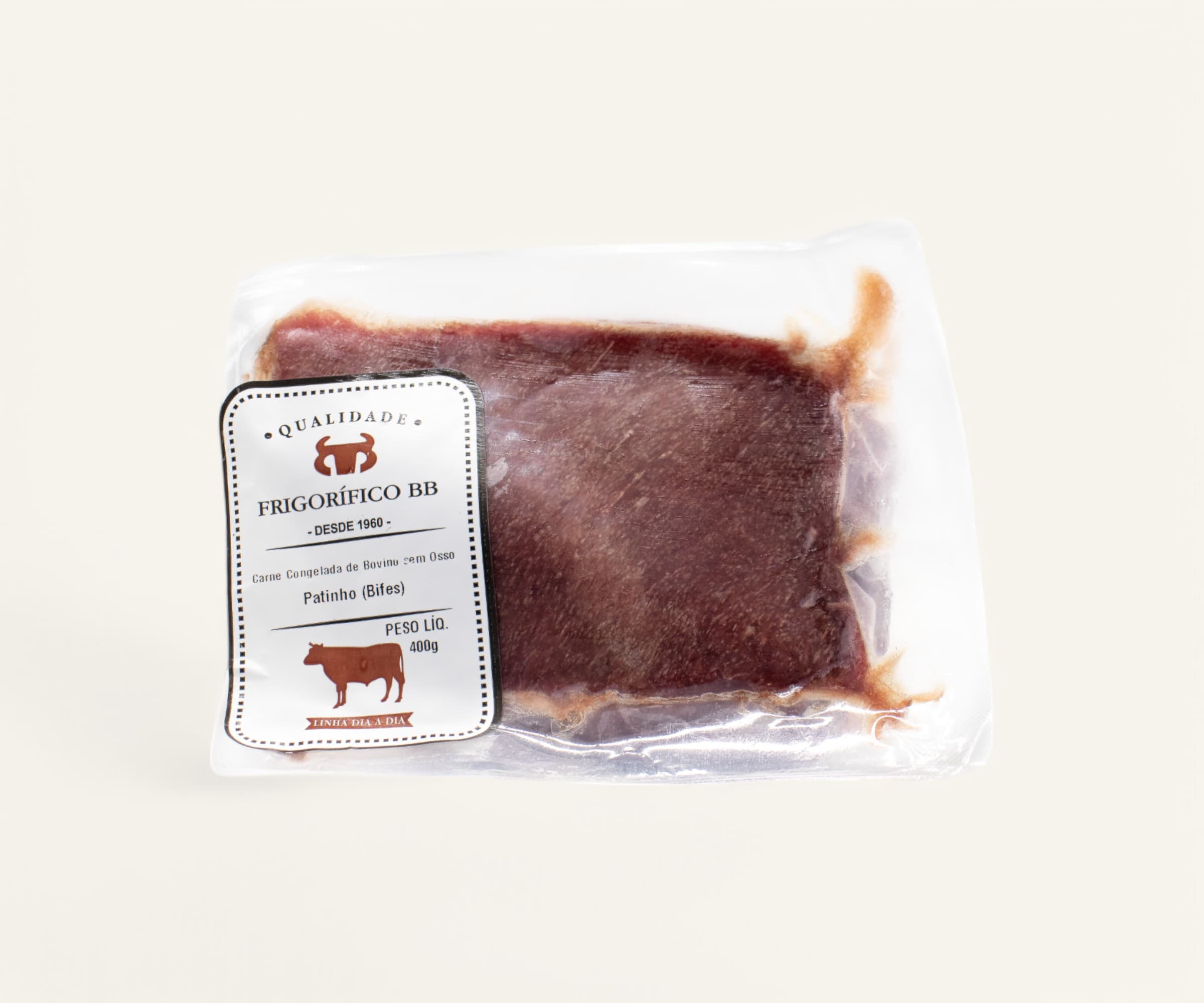 Bife de patinho congelado 400g