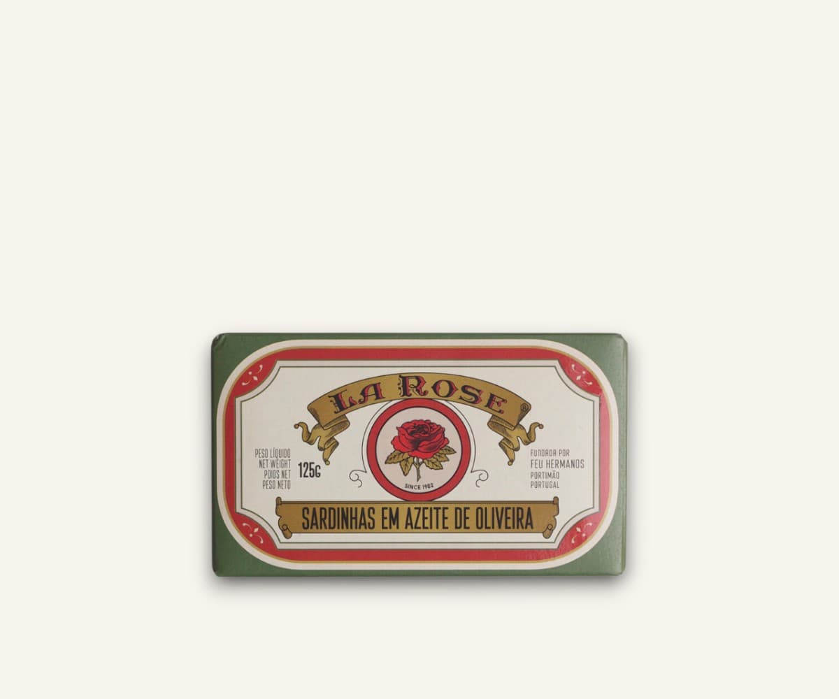 Sardinhas em azeite de oliva La Rose 125g