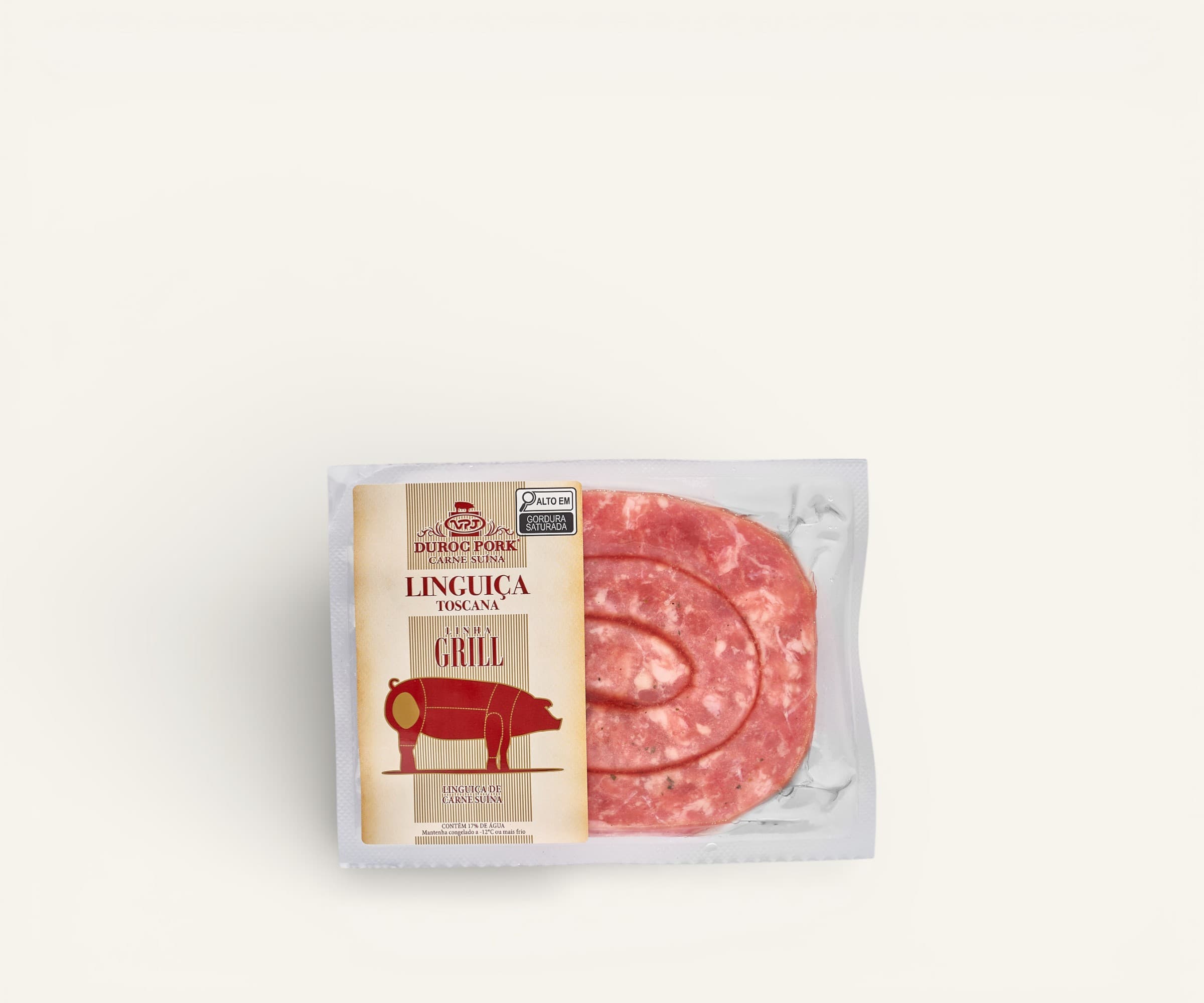 Linguiça toscana Duroc Pork VPJ linha grill 200g