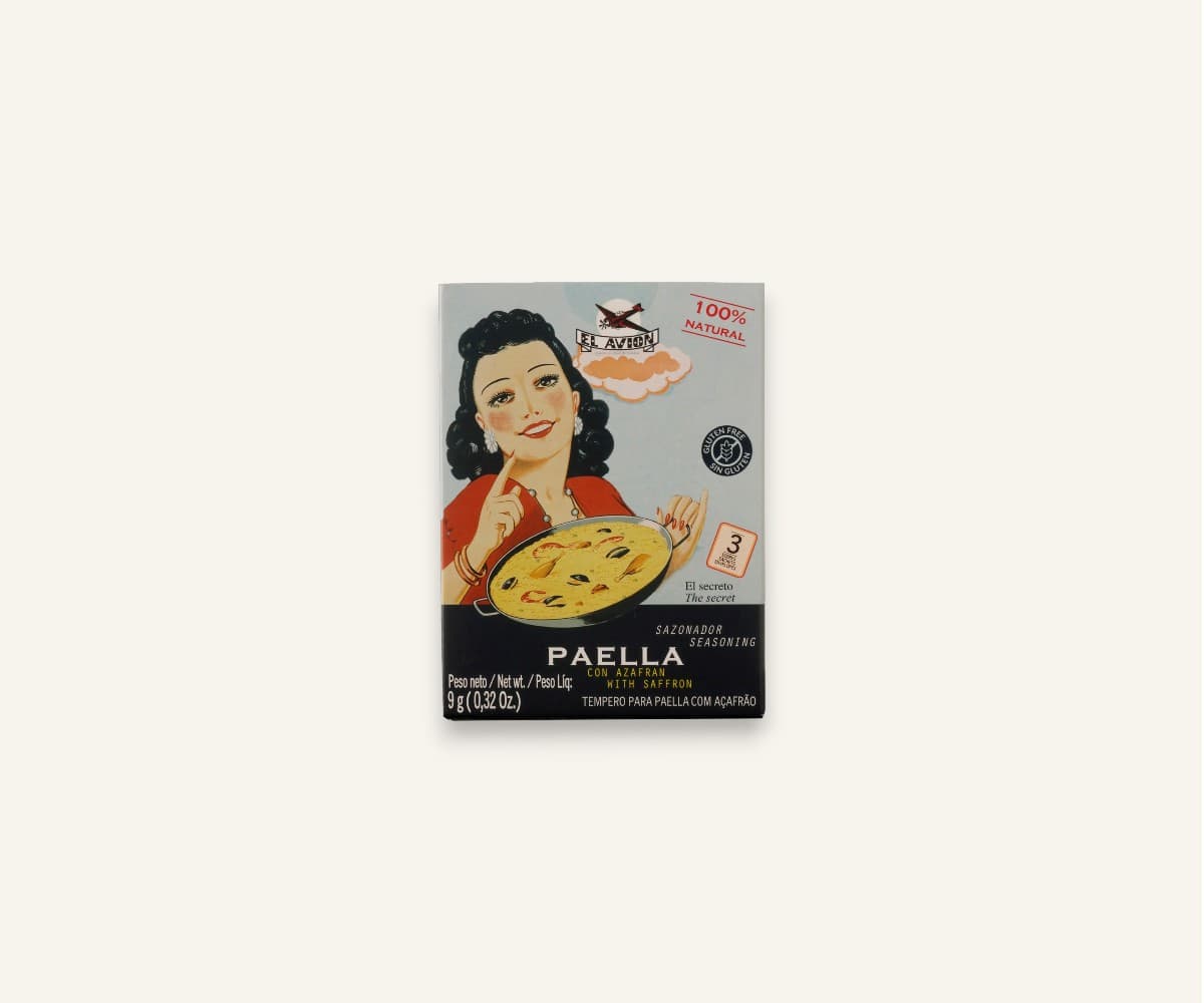 Tempero para paella El avión 9g