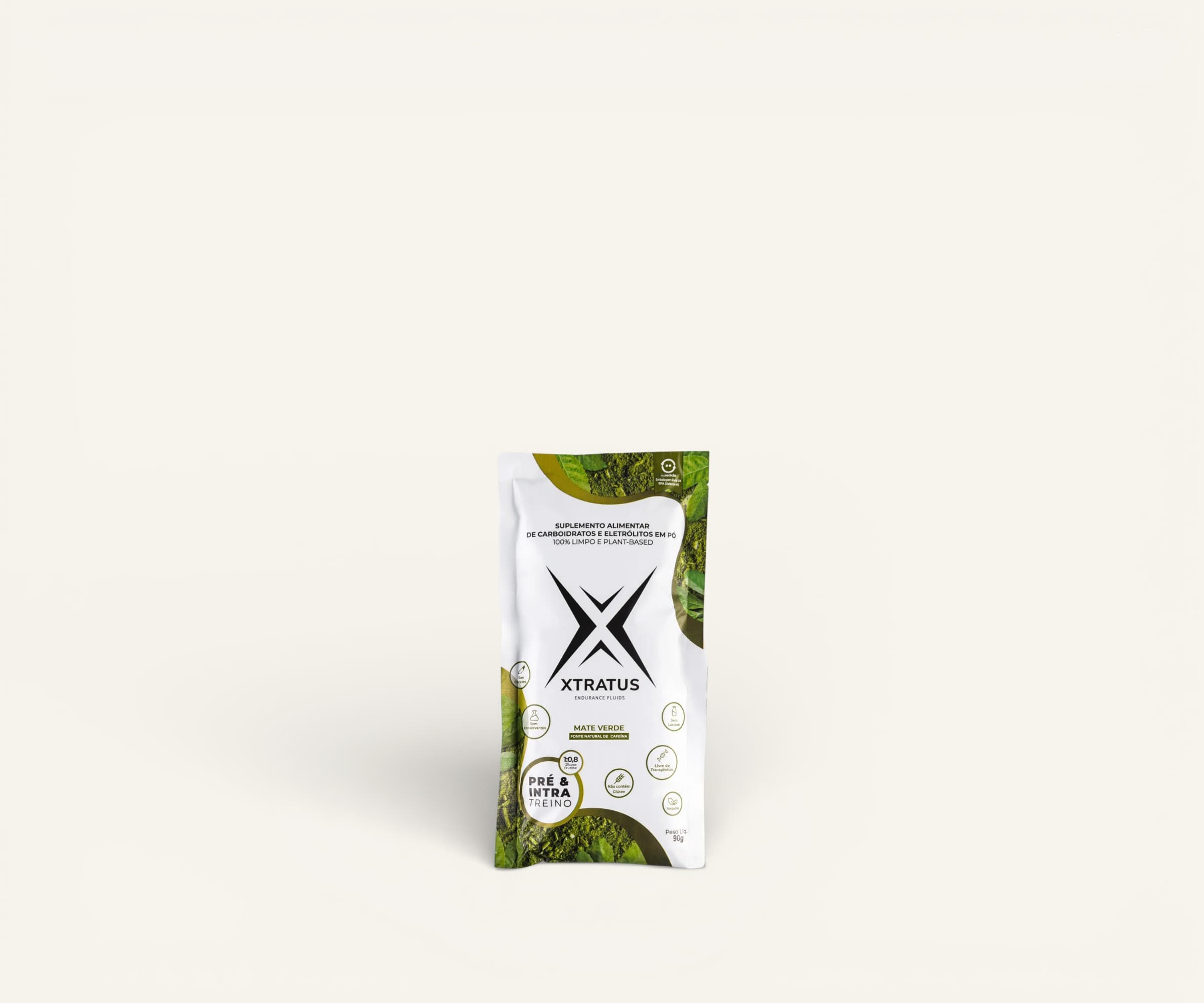 Pré & Intra treino Xtratus mate verde 90g