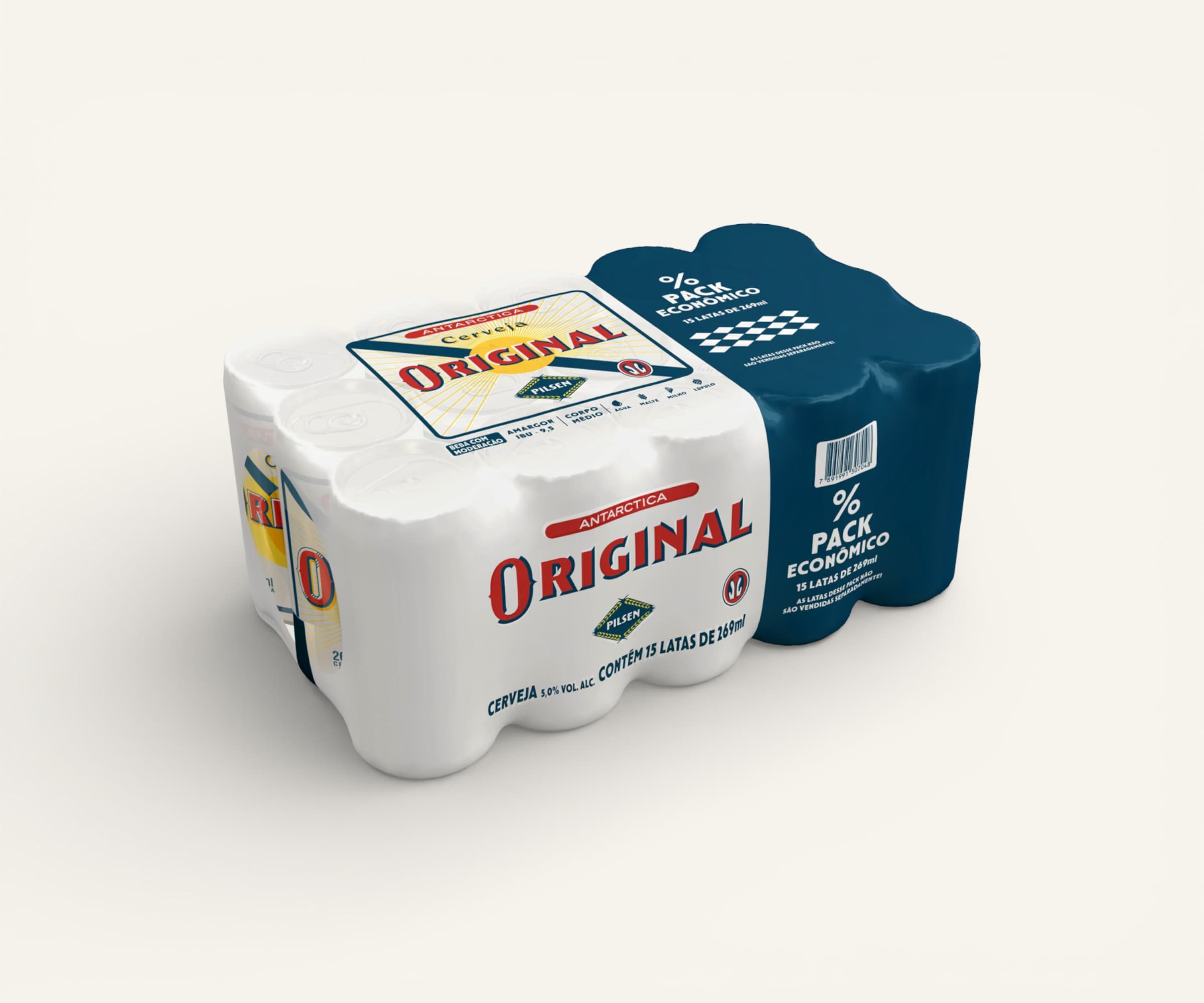 Cerveja pilsen Original pack 15x269ml