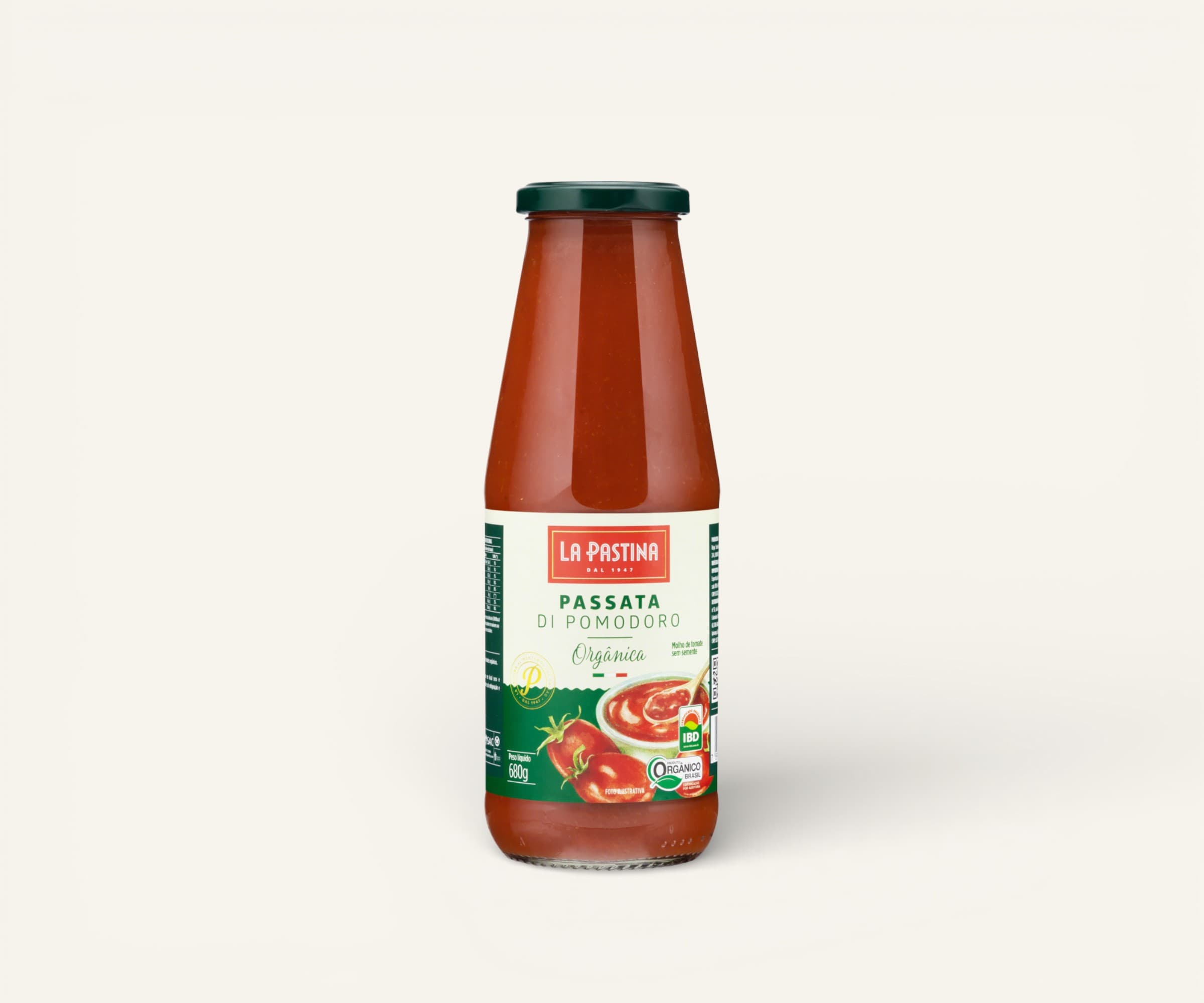 Passata di pomodoro orgânica La Pastina 680g