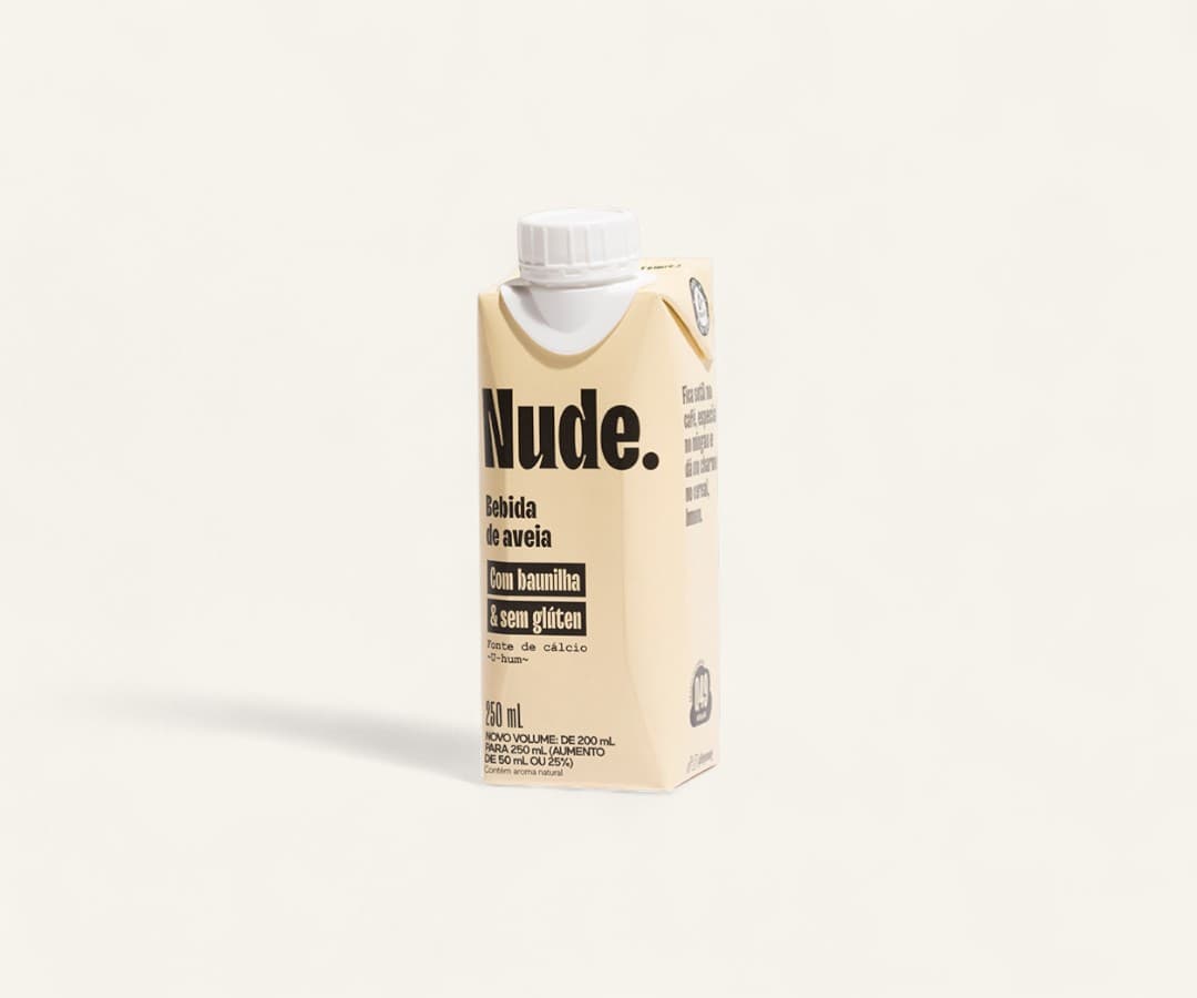 Bebida de aveia com baunilha Nude to go 250ml
