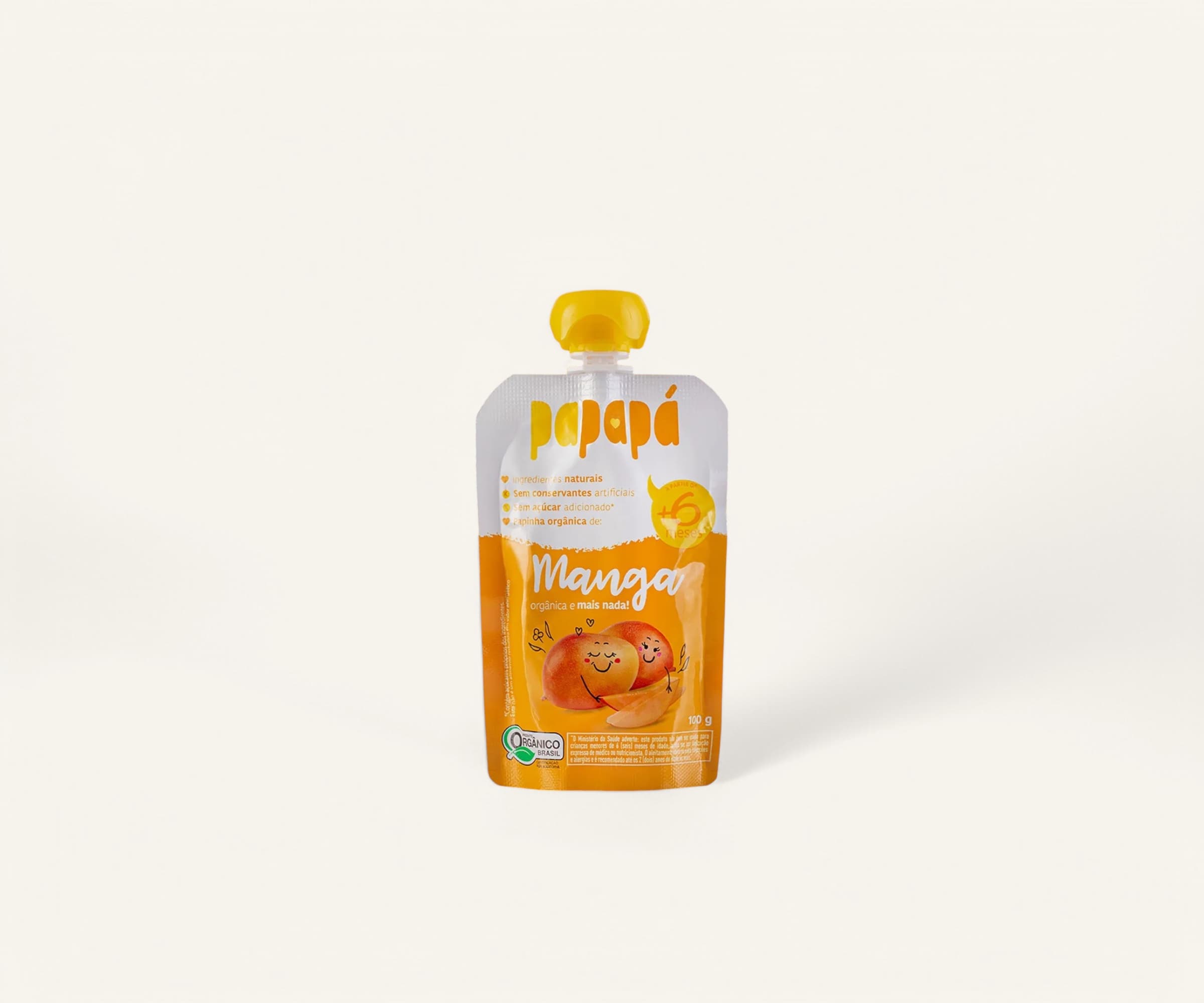 Papinha de manga orgânica Papapá 100g