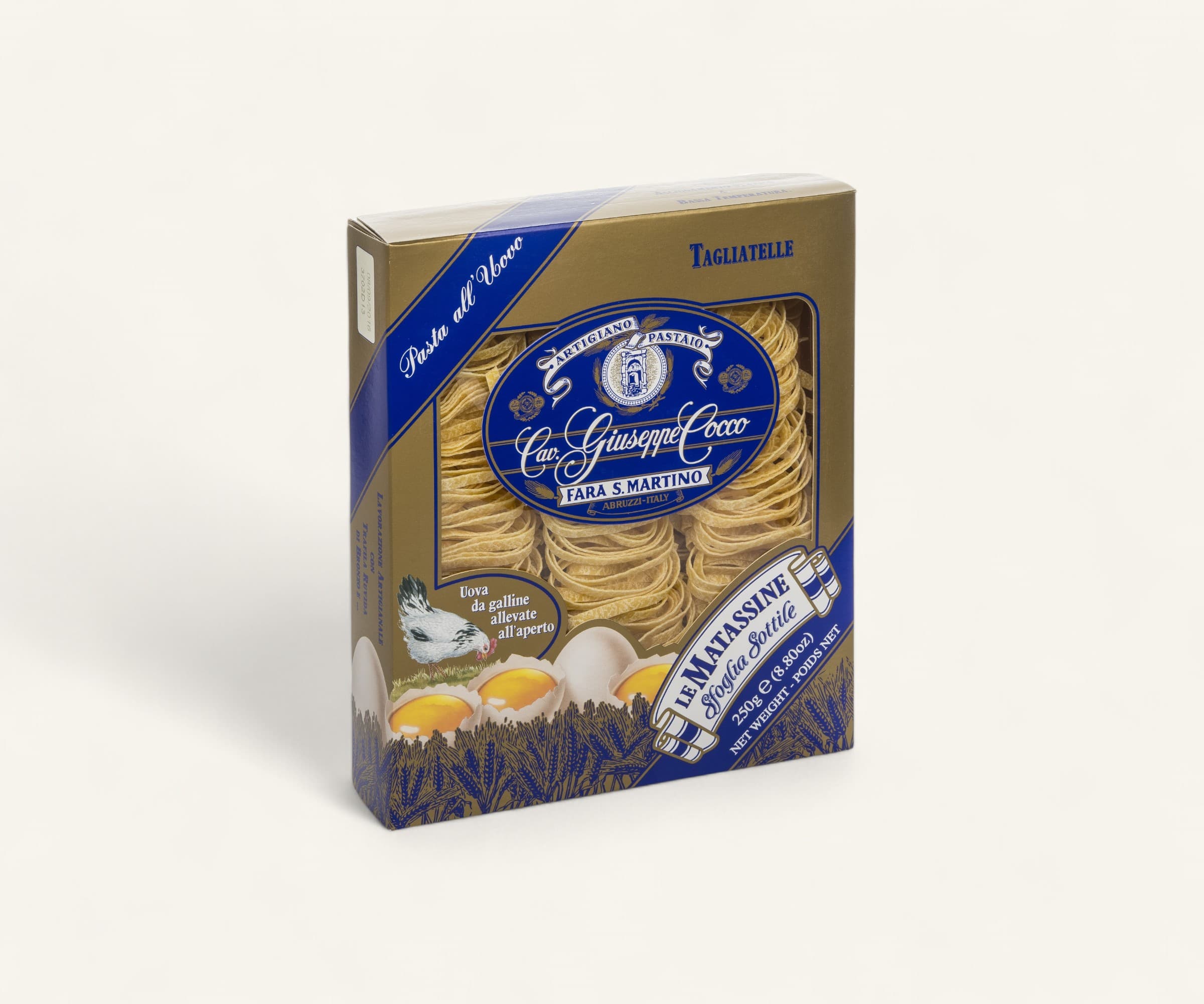 Macarrão tagliatelle de grano duro ao ovo matassine 200g