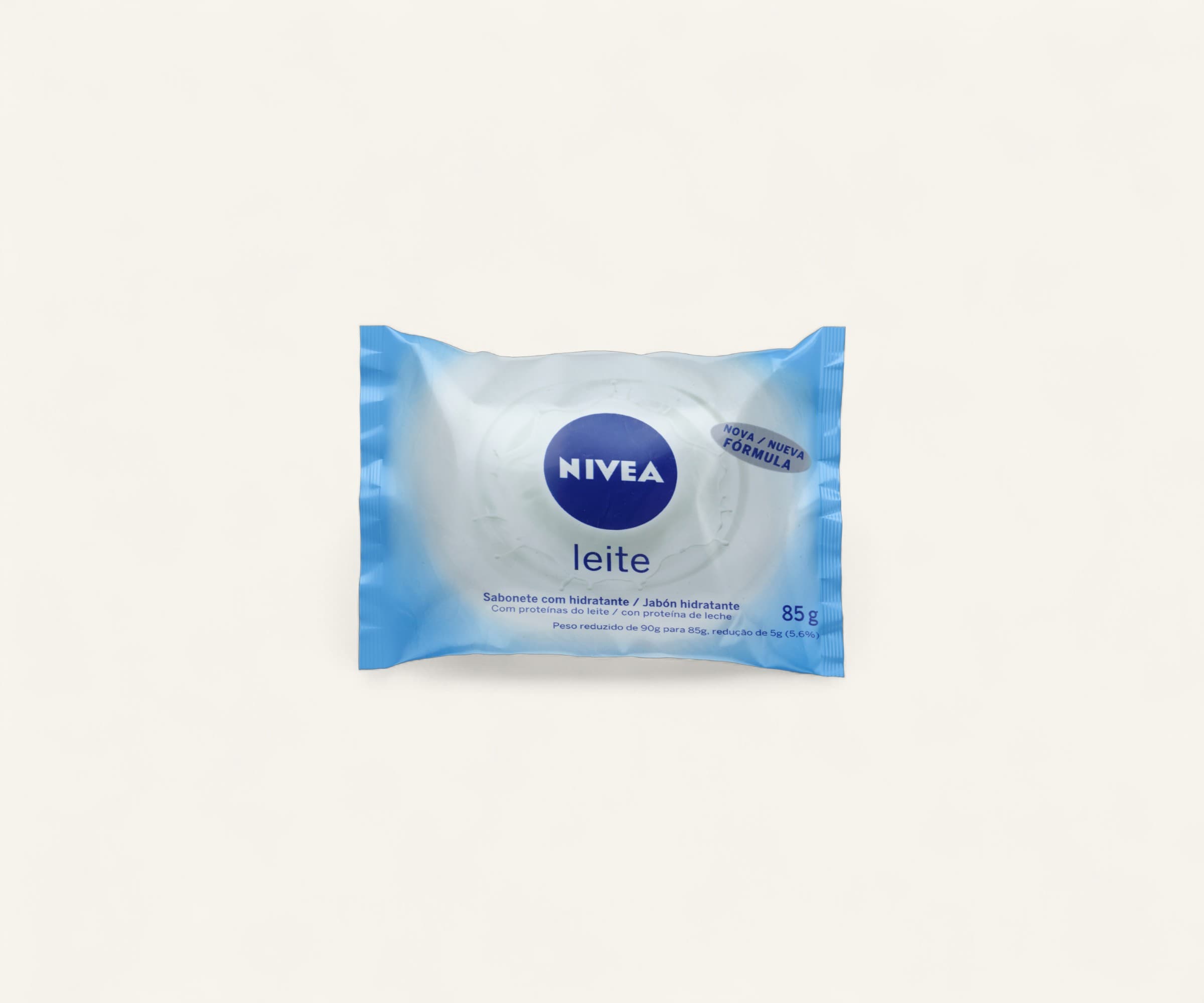 Sabonete em barra com hidratante Nivea proteína do leite 85g