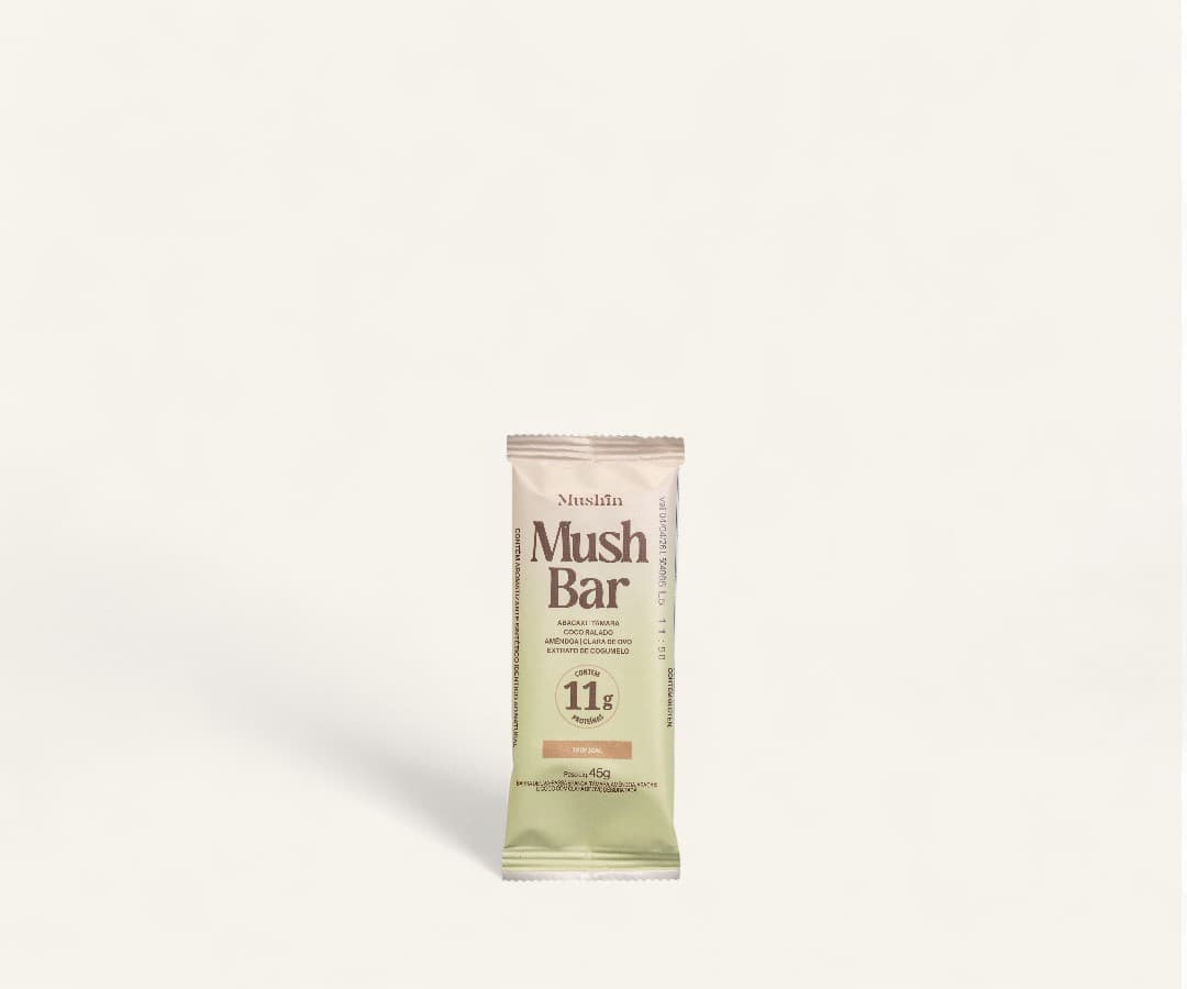 Barra de proteína sabor tropical Mushin 45g