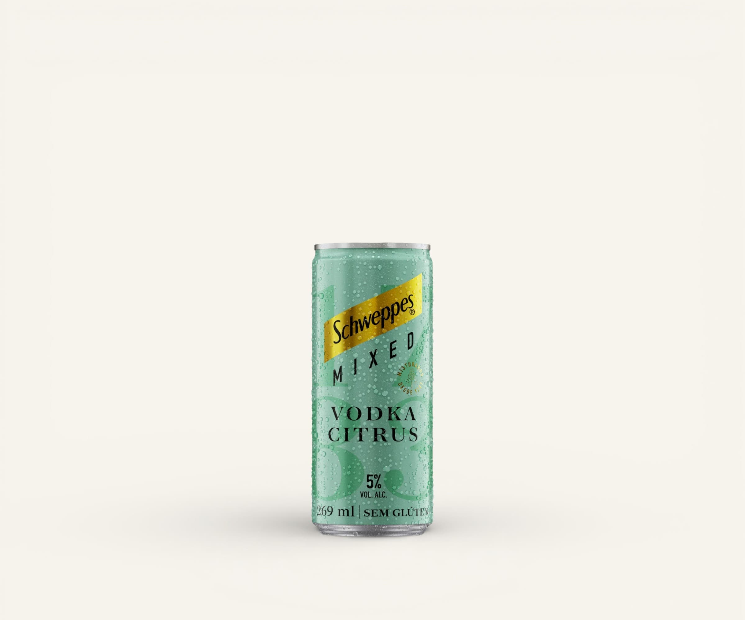 Drink alcoólico pronto Schweppes Mixed vodka citrus lata 269ml