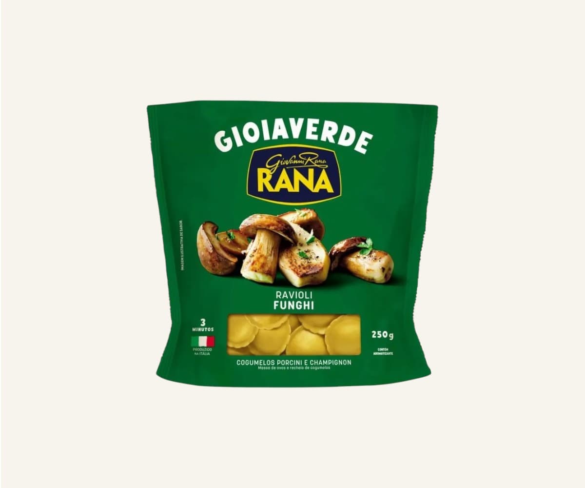 Massa ravioli champ funghi rana 250g