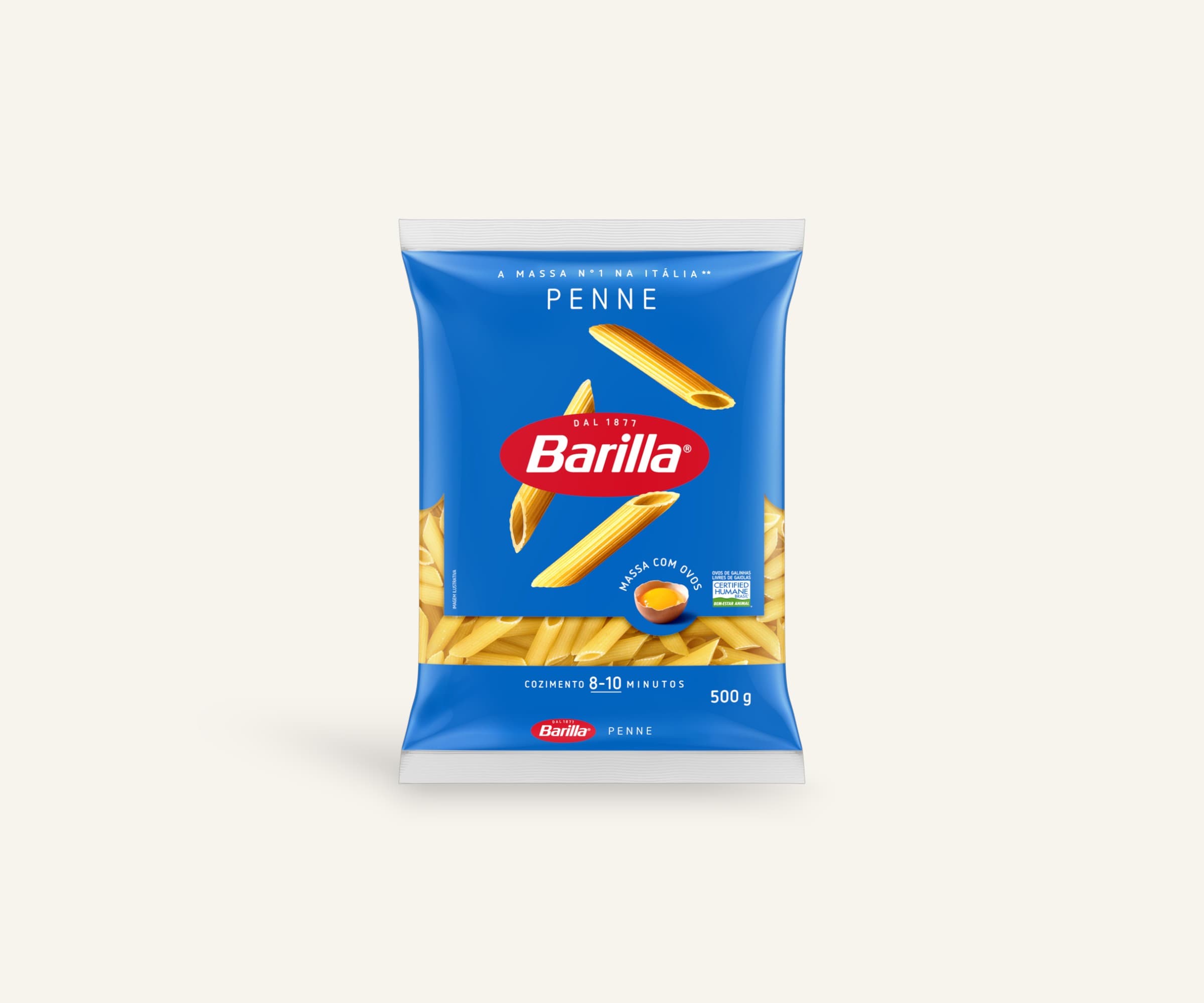 Macarrão com ovos pene Barilla 500g