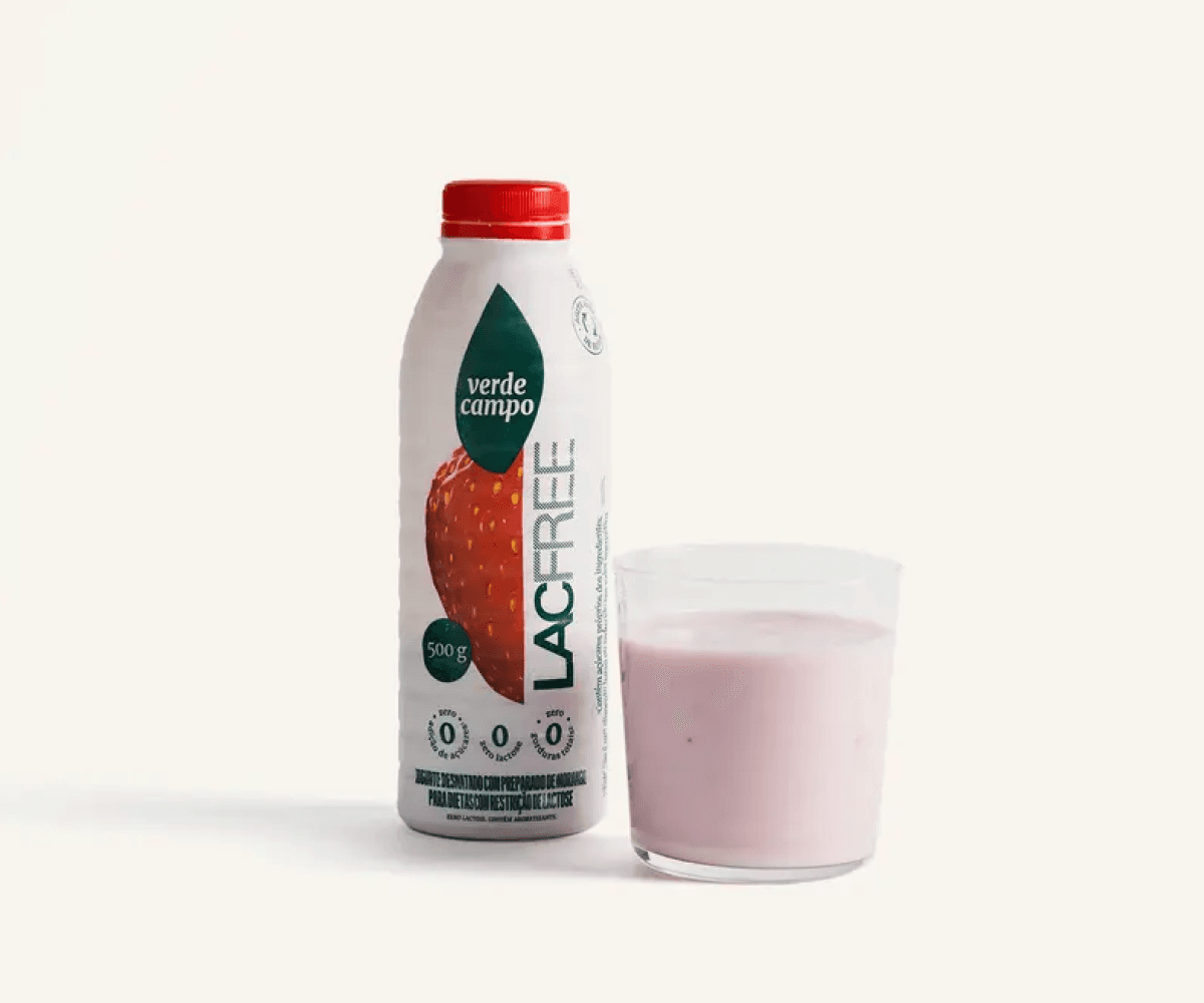 Iogurte de morango Lacfree 500g