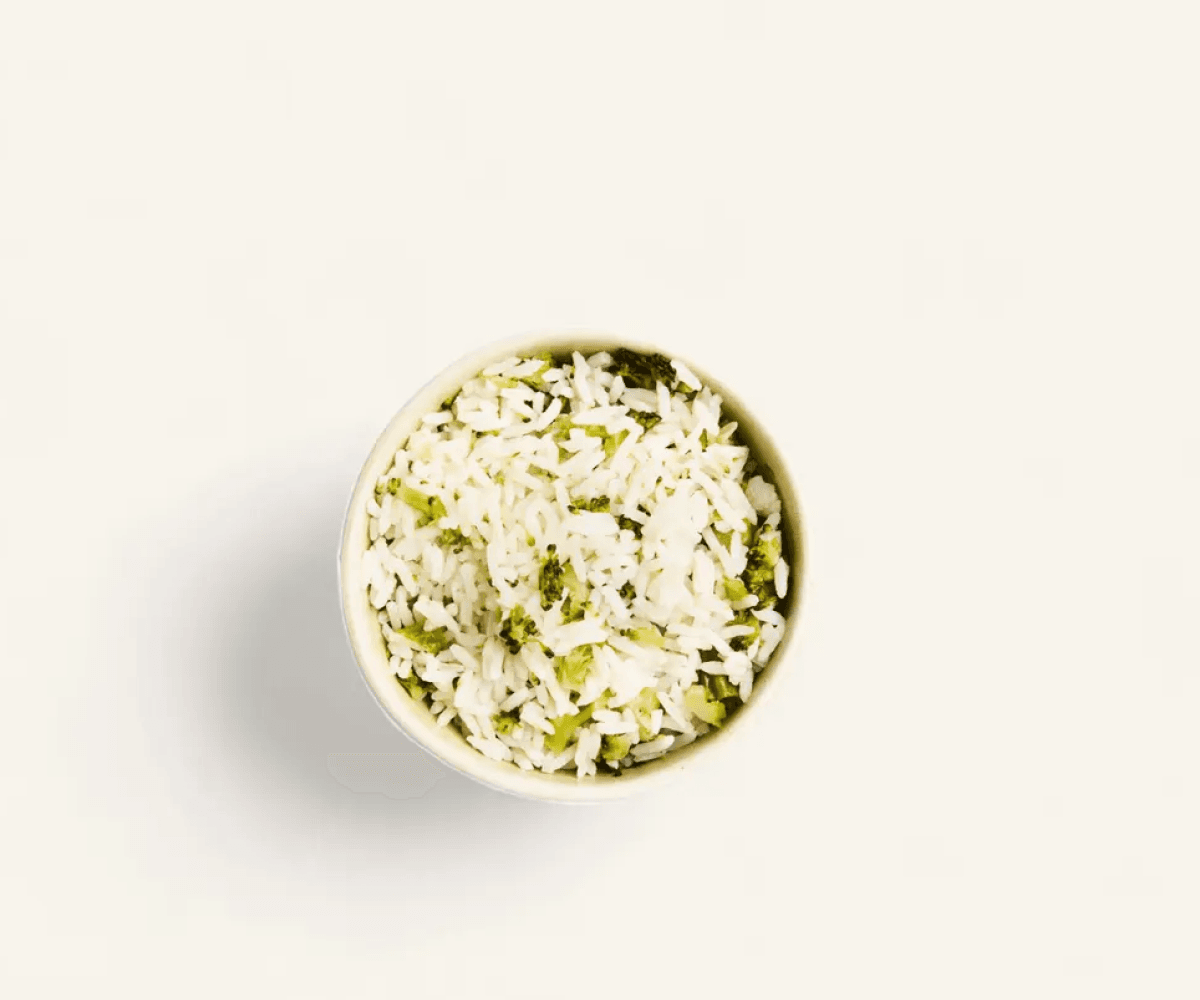 Arroz com brócolis porção de 100g