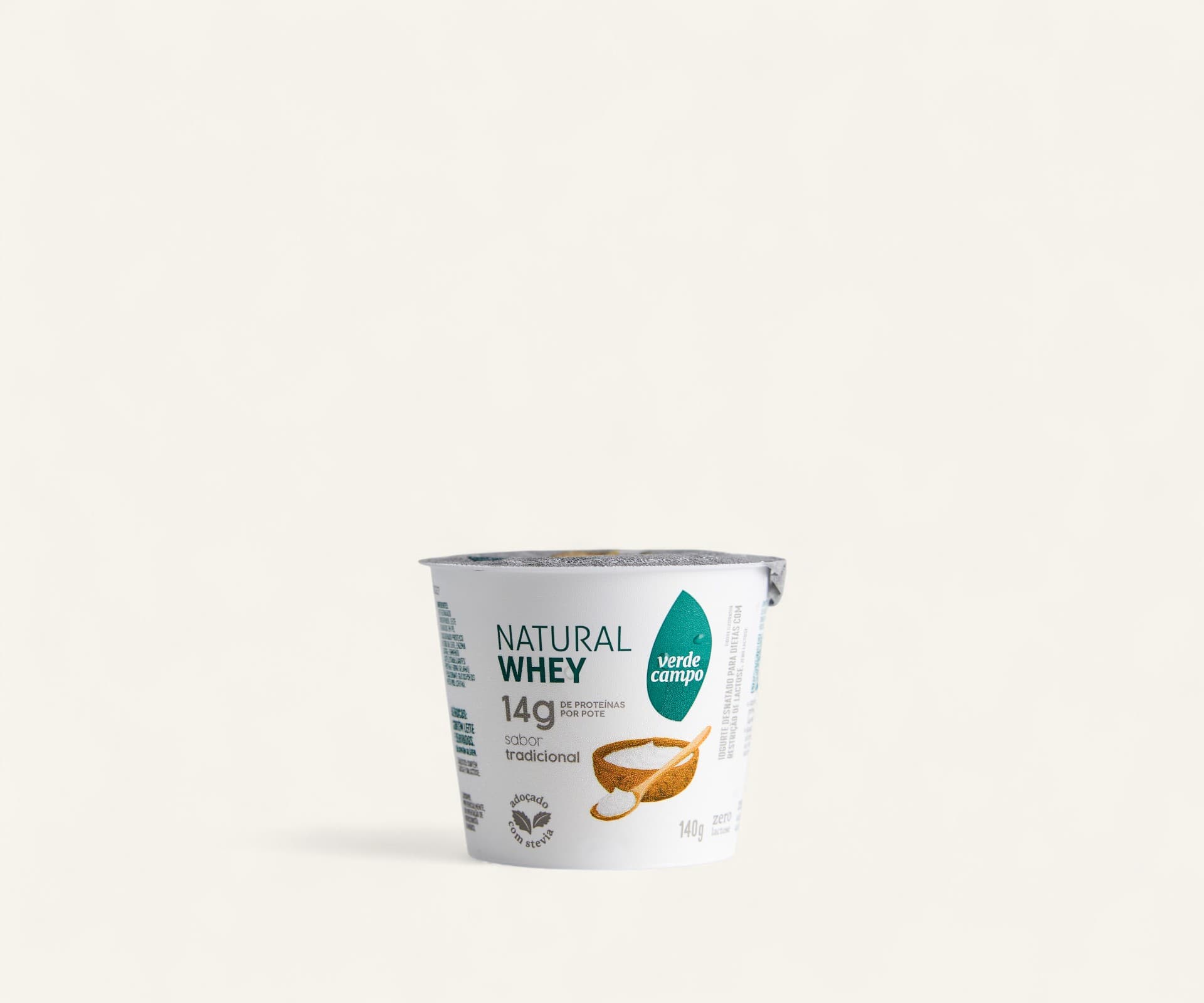 Iogurte Natural Whey 14g de proteína 140g