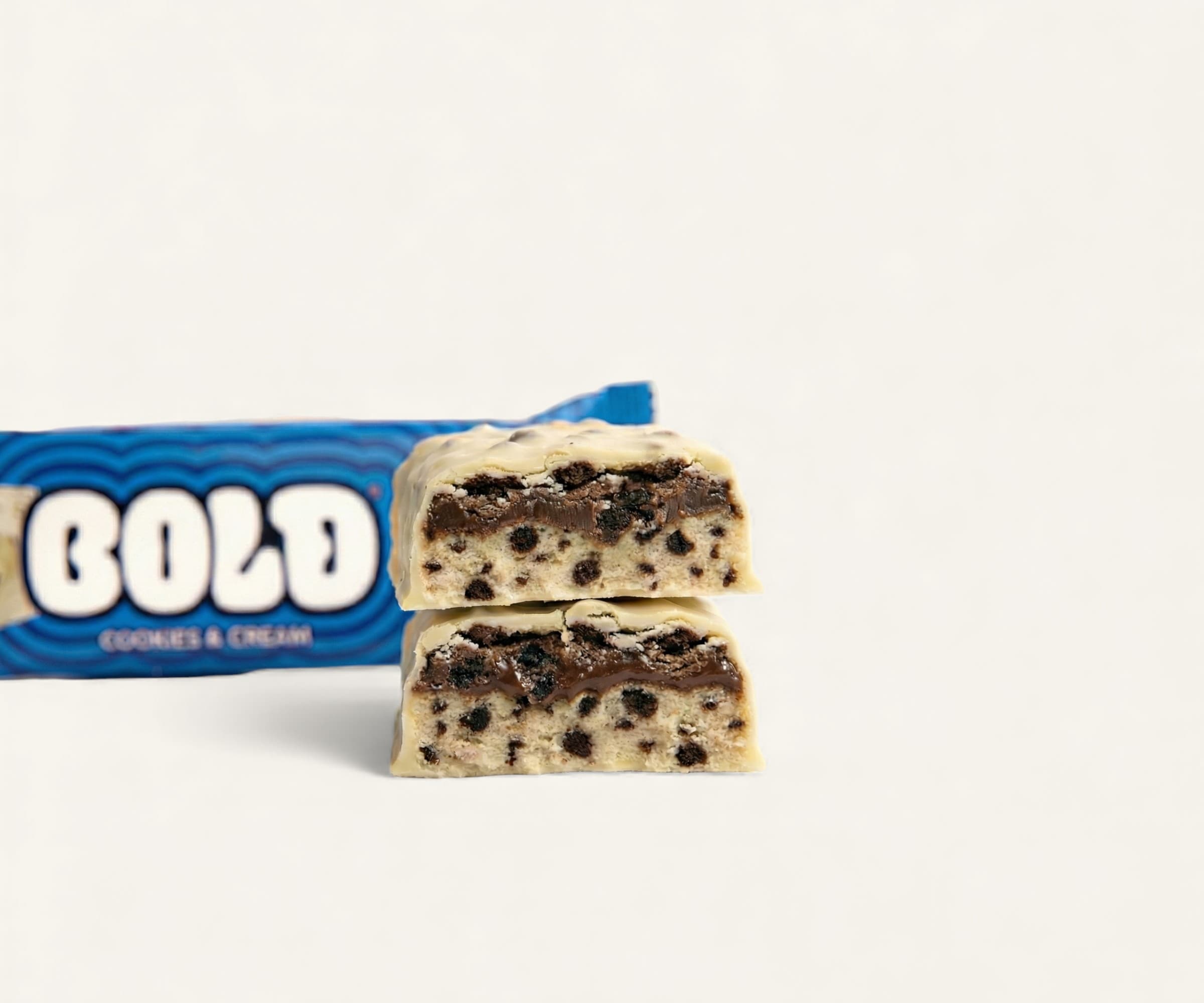 Barra de proteína Bold 14g sabor cookies & cream 40g