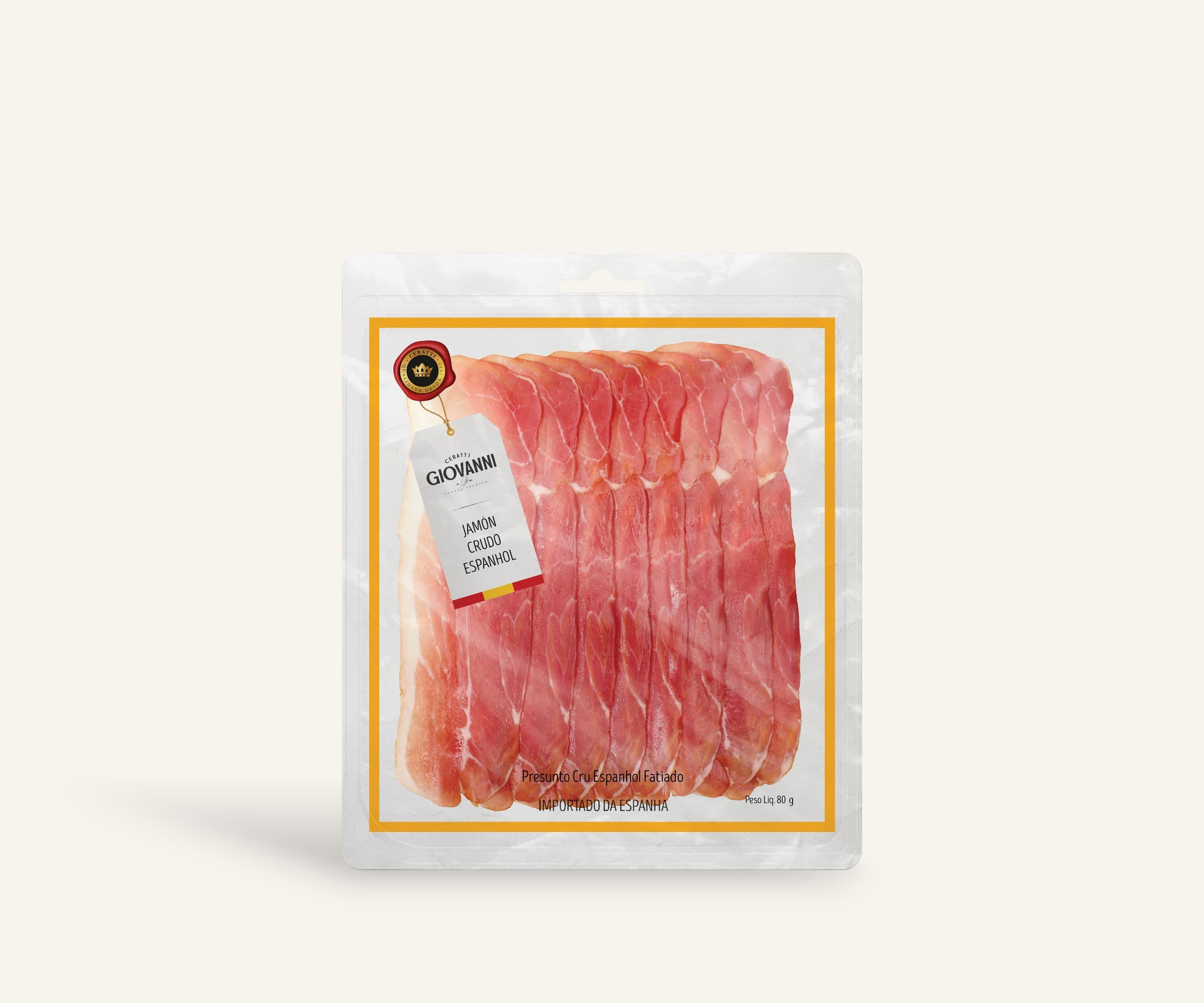 Jamón crudo espanhol Ceratti Giovanni 80g