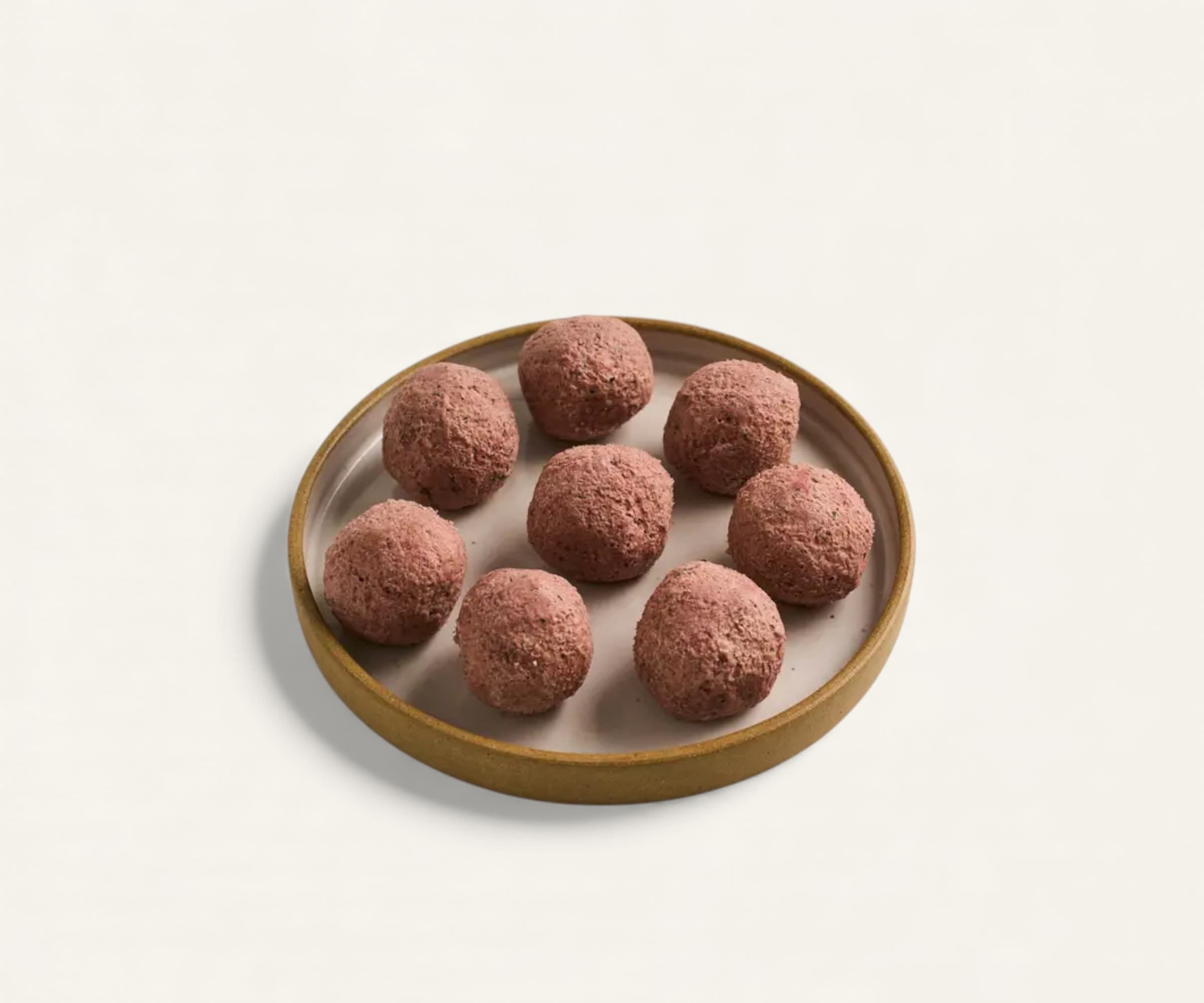 Almôndega de fibra de caju com pimenta assîsî e açaí 320g