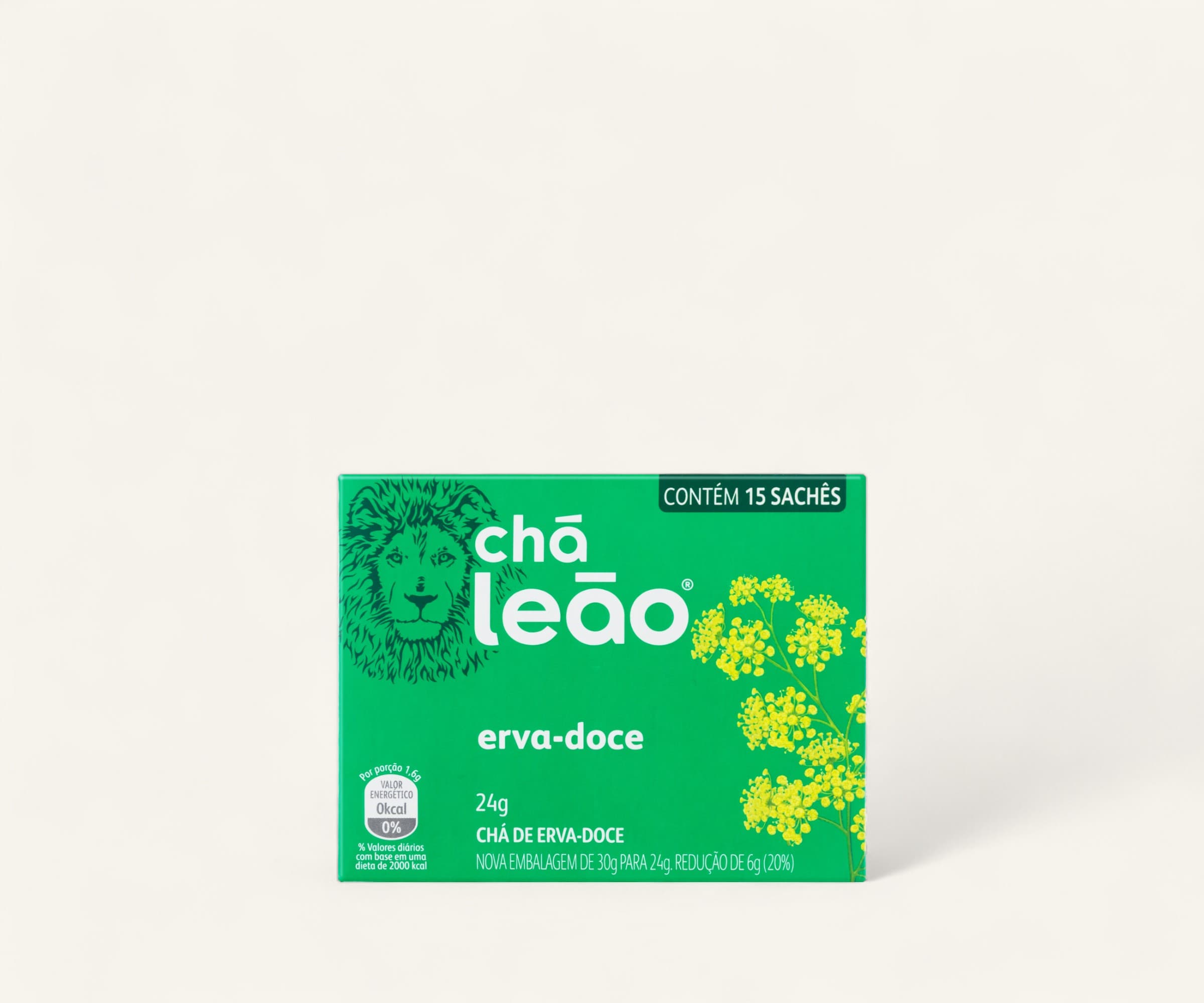 Chá de erva doce Leão 15 sachês