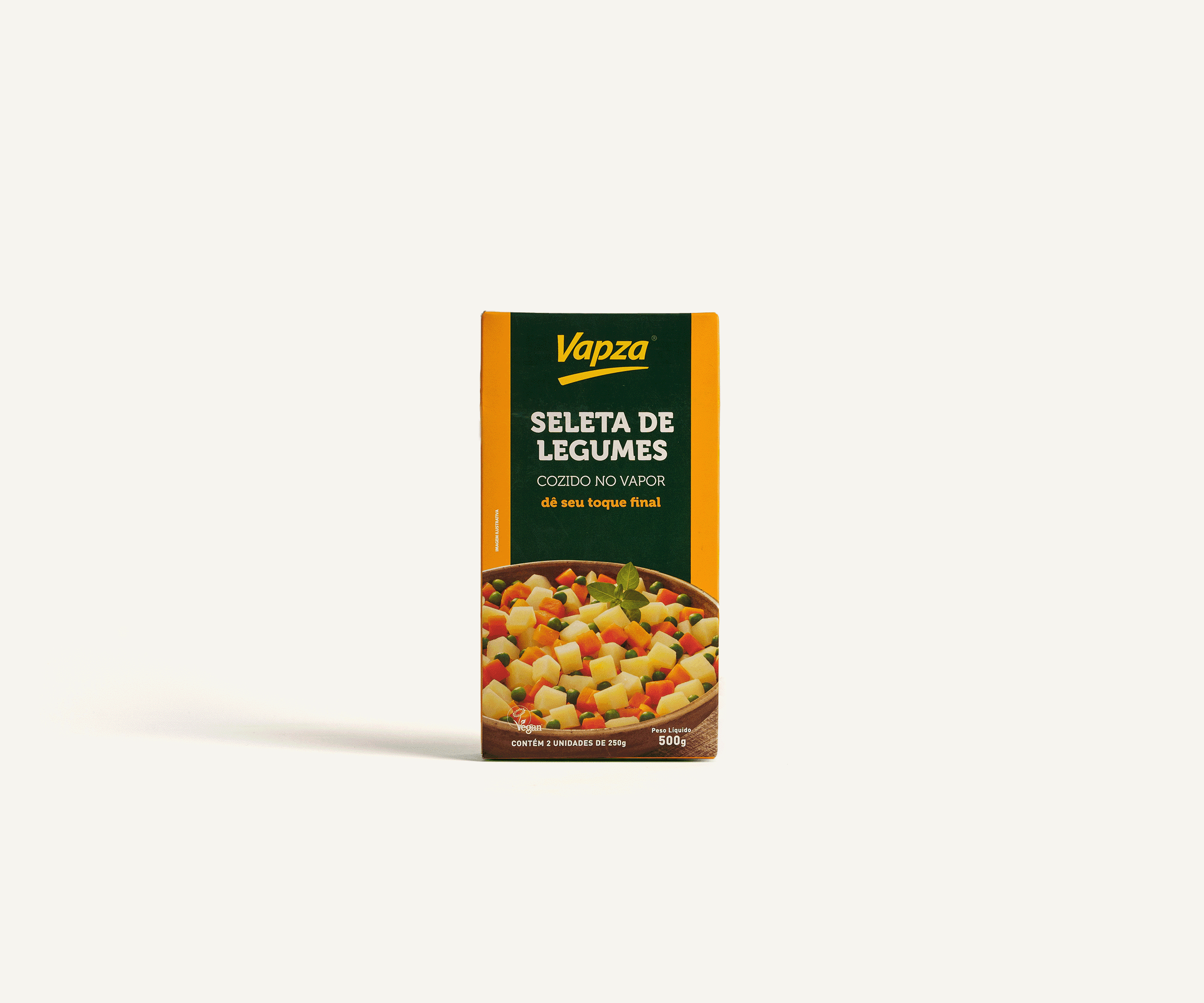 Seleta de legumes cozida Vapza 500g