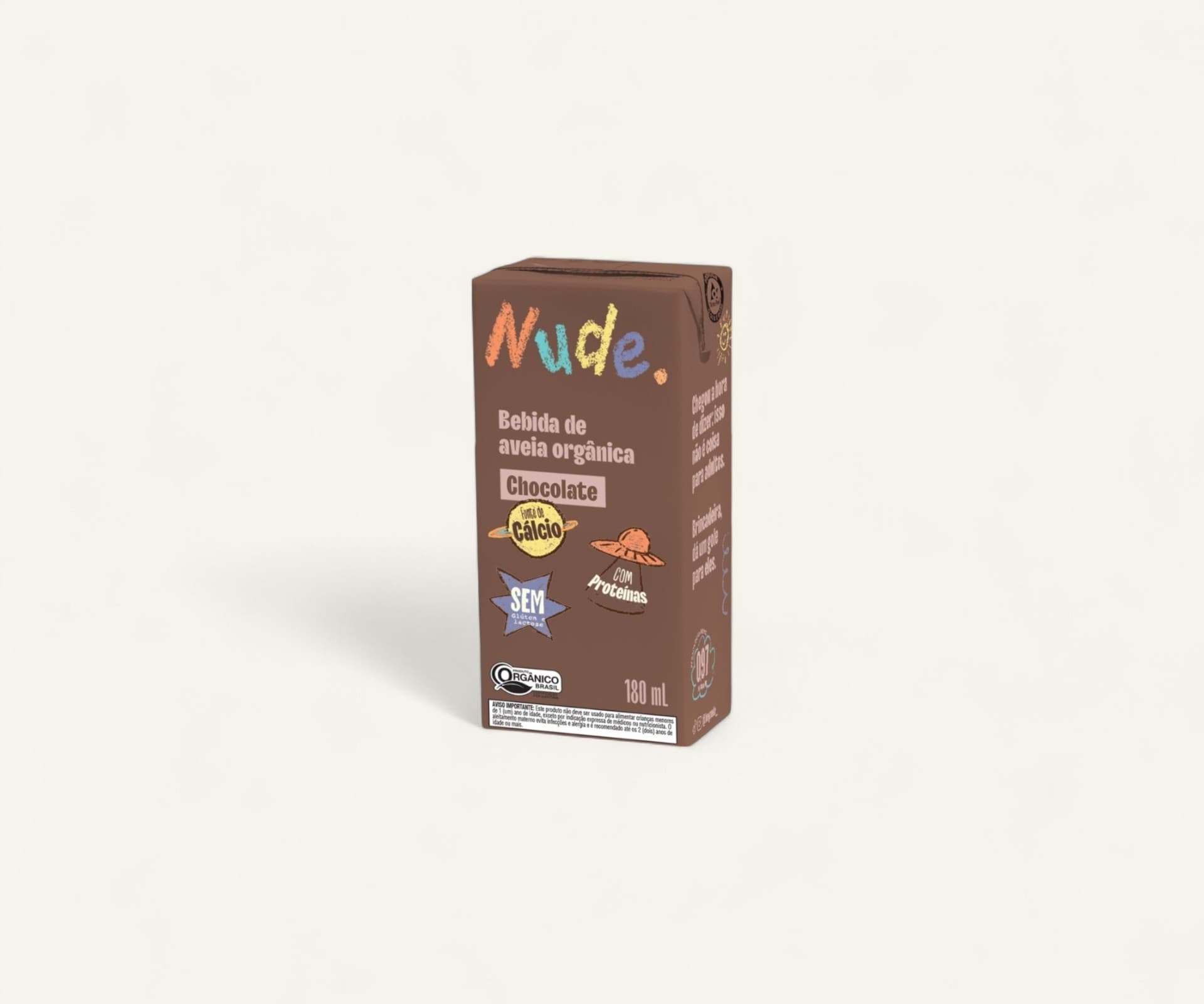 Bebida de aveia com chcocolate Nude kids 200ml