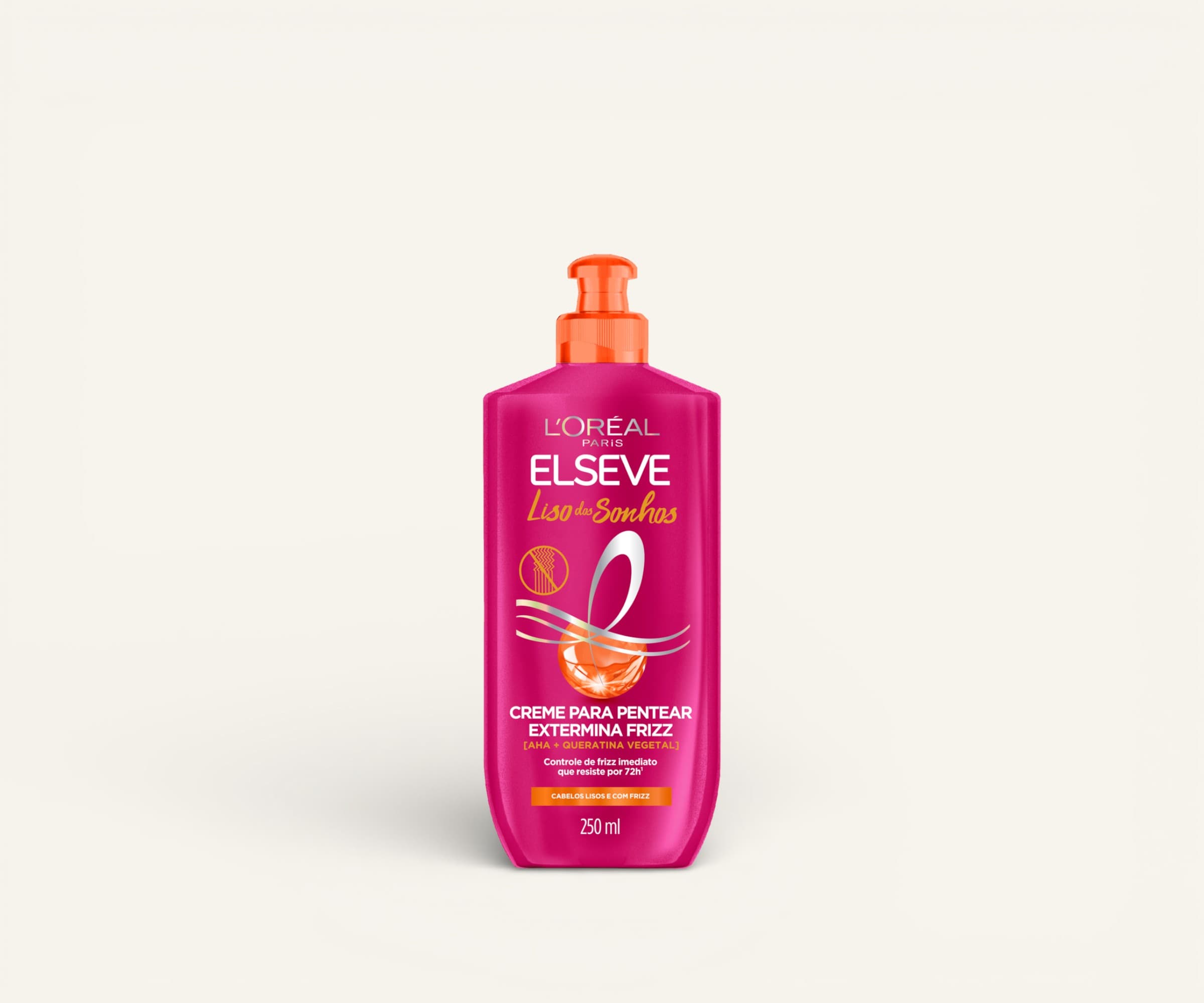 Creme para pentear Elseve Liso dos Sonhos extermina frizz 250ml