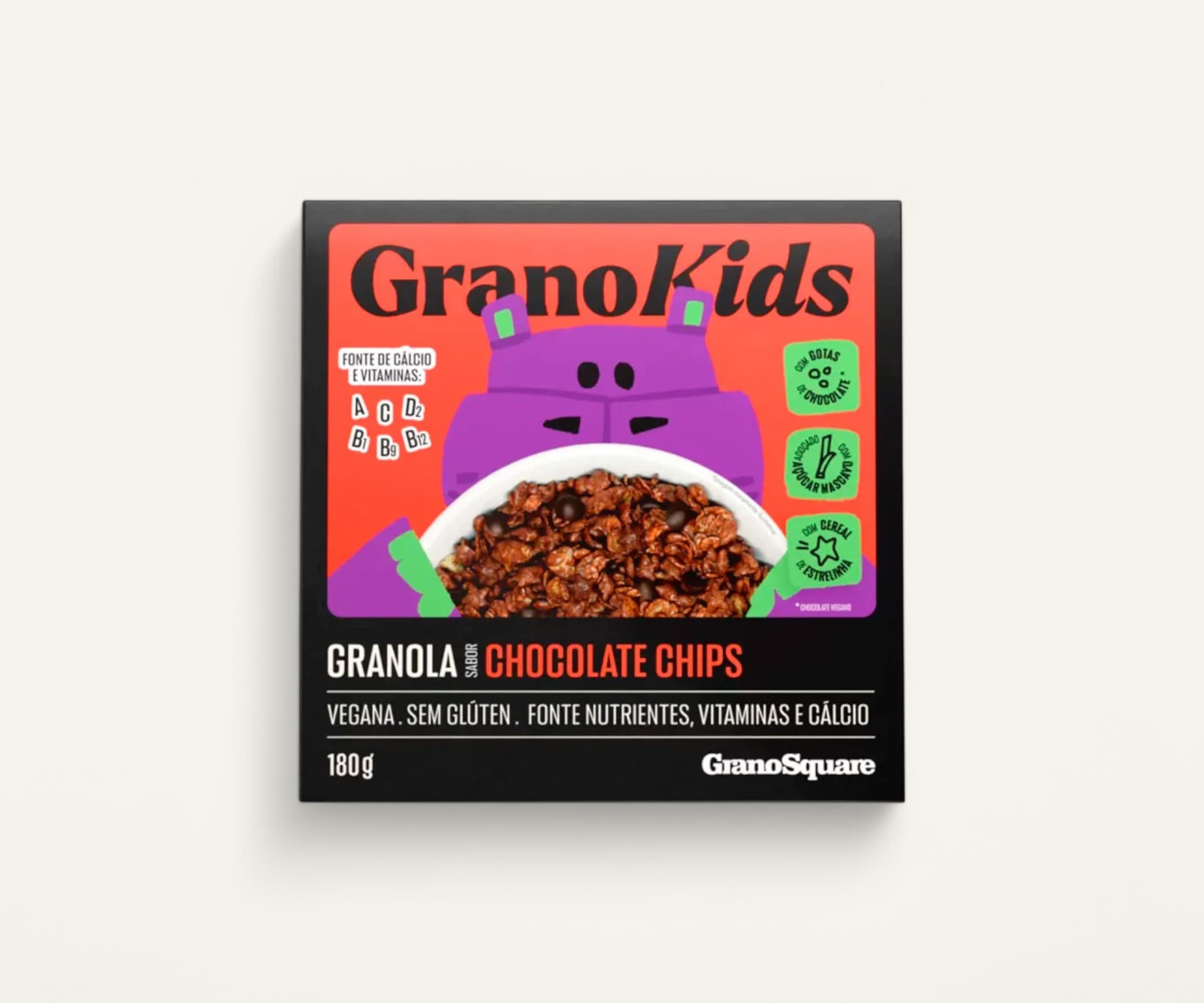 Granola granokids chocolate chips GranoSquare 180g