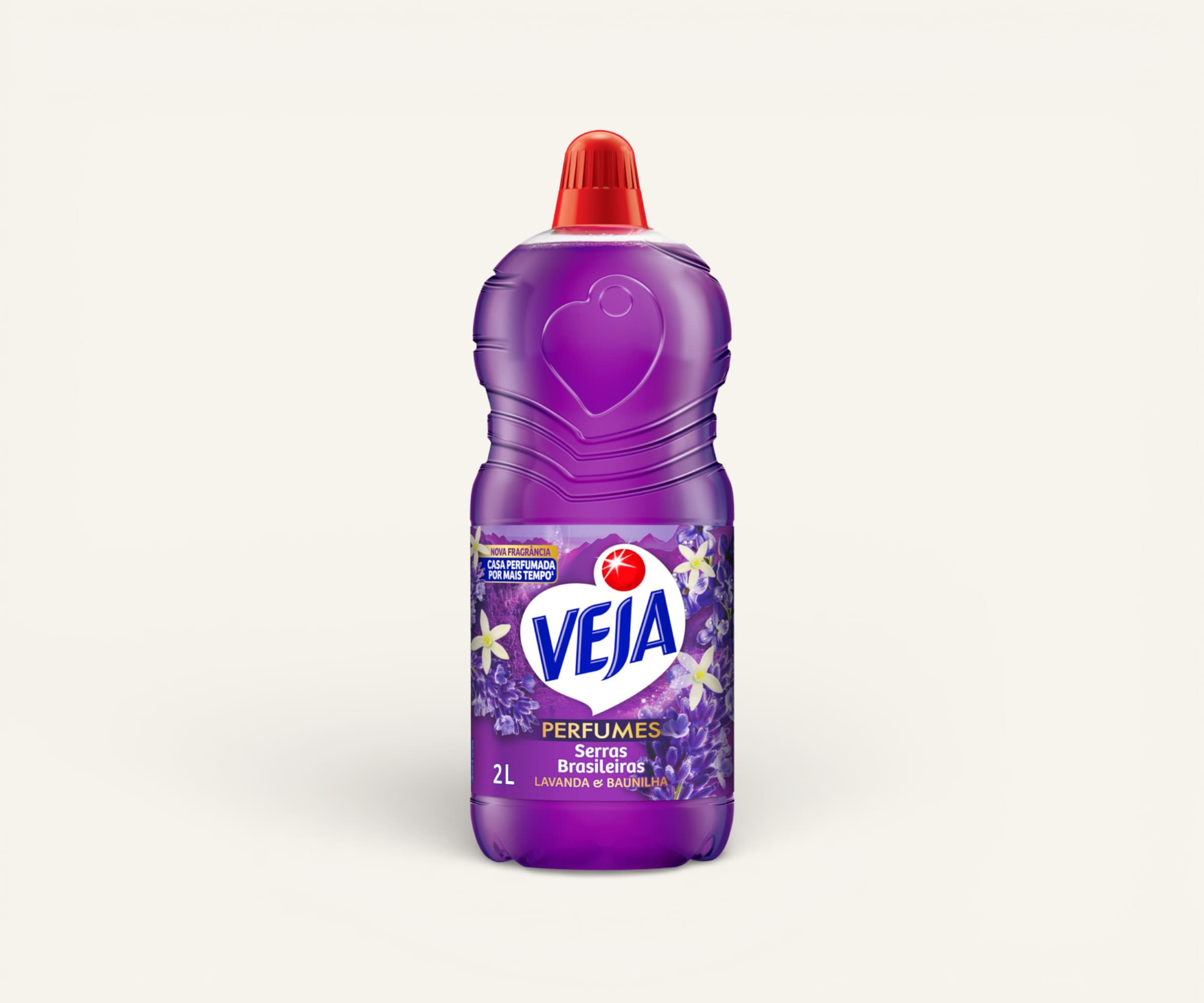 Limpador perfumado Veja Perfumes Serras Brasileiras lavanda & baunilha 2l