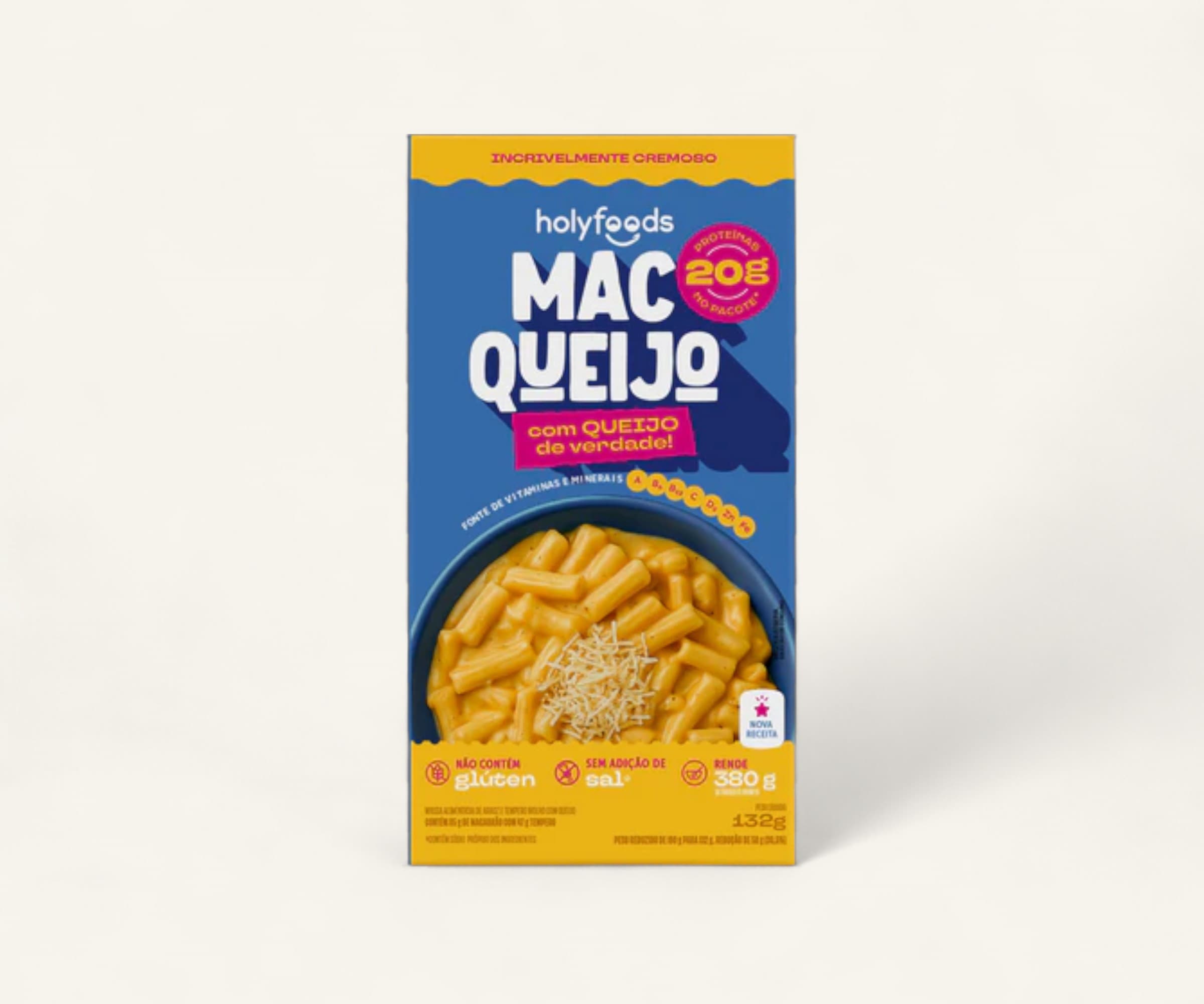 Macarrão com 20g de proteína MacQueijo 132g