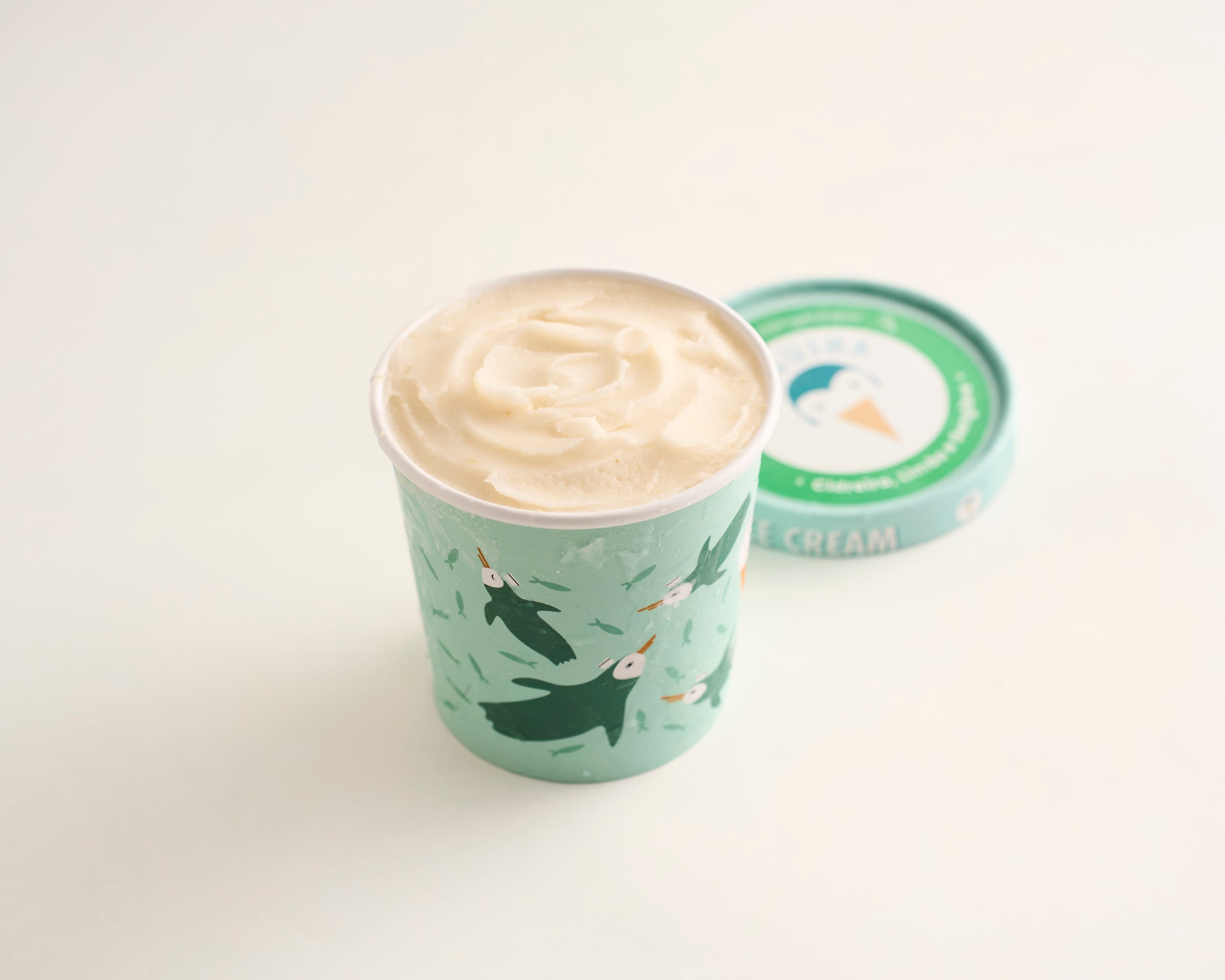 Sorvete de cidreira com limão e gengibre 500ml