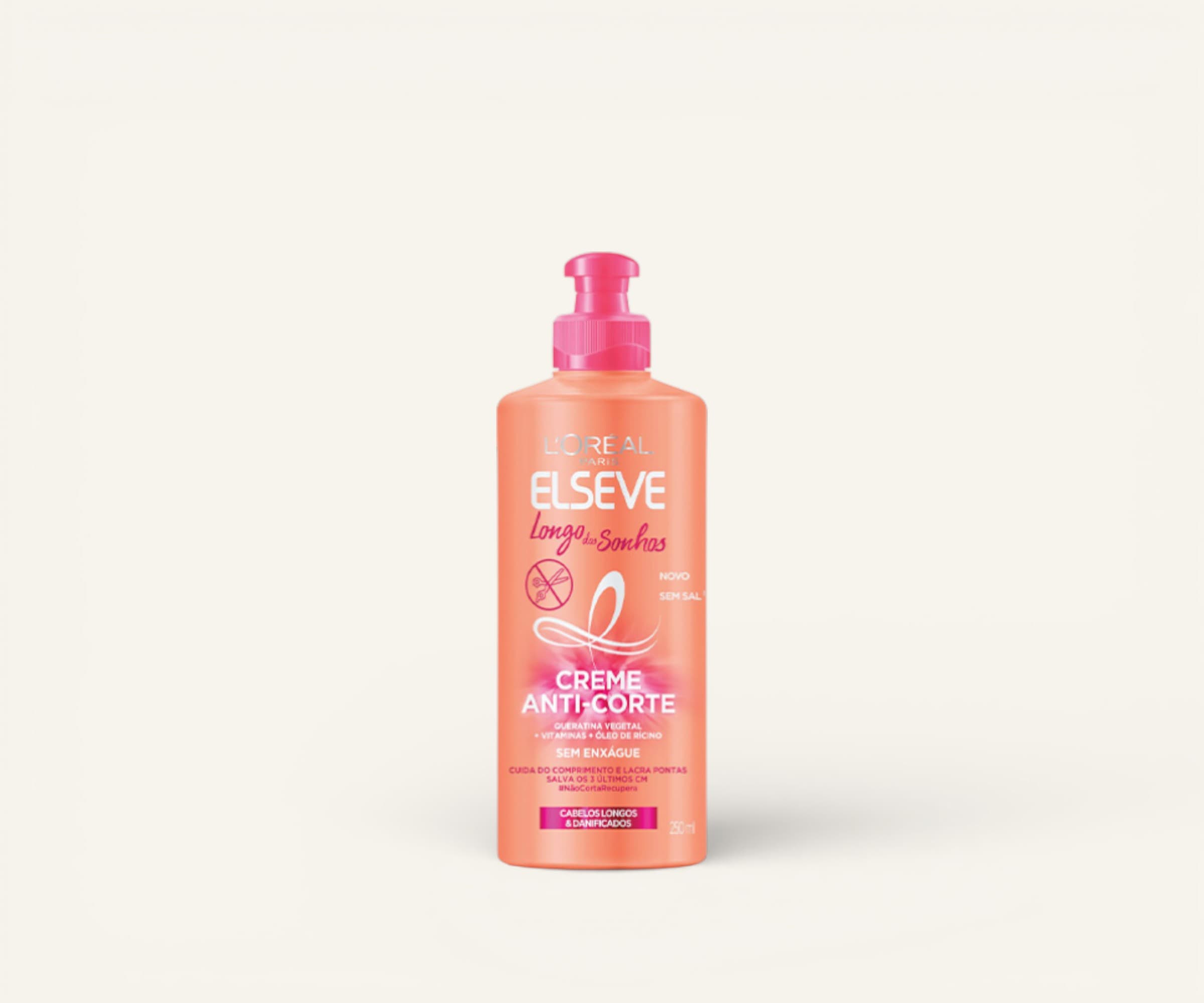Creme para pentear Elseve Longo dos Sonhos anti-corte 250ml