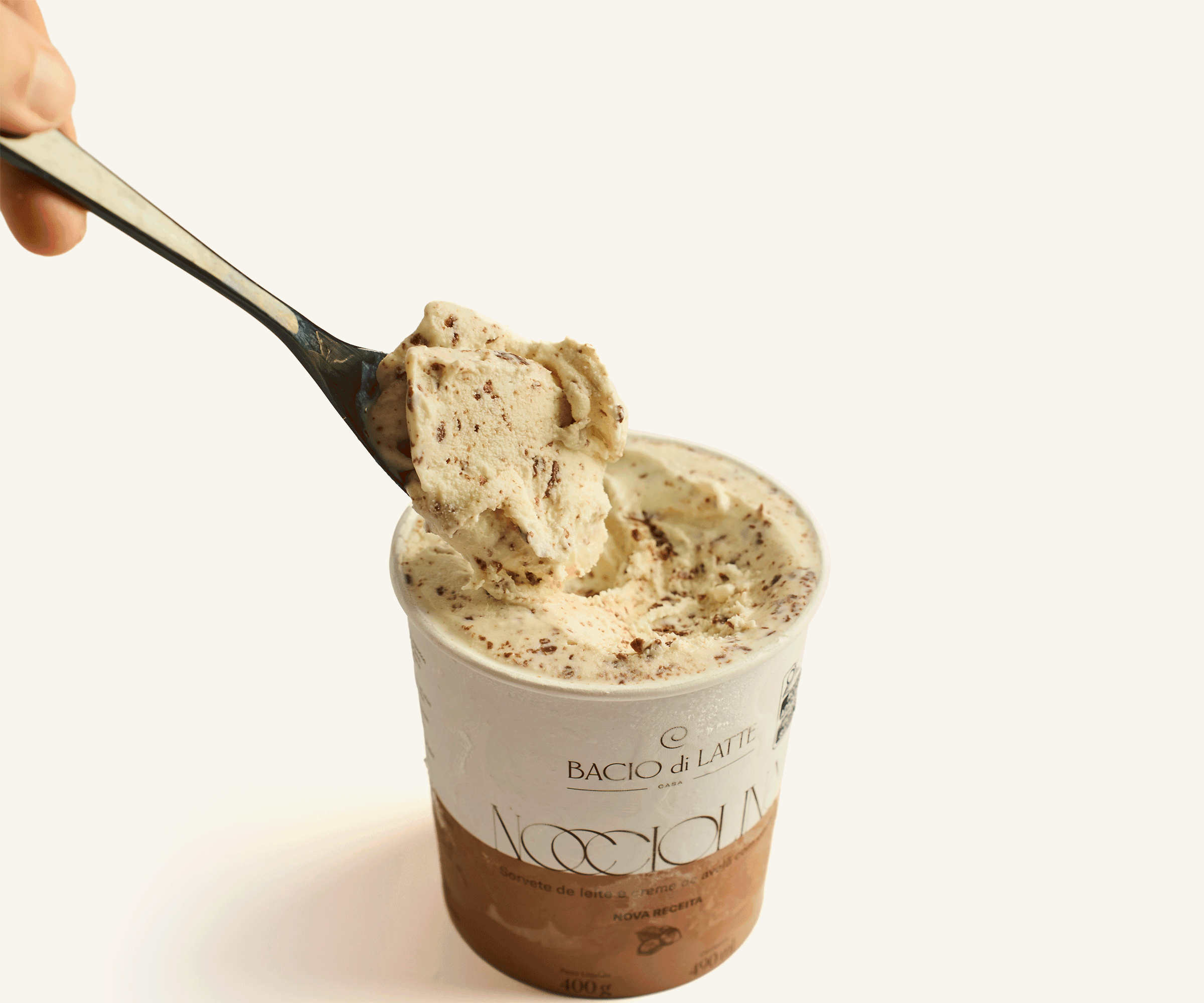 Sorvete de nocciolina Bacio Di Latte 490ml