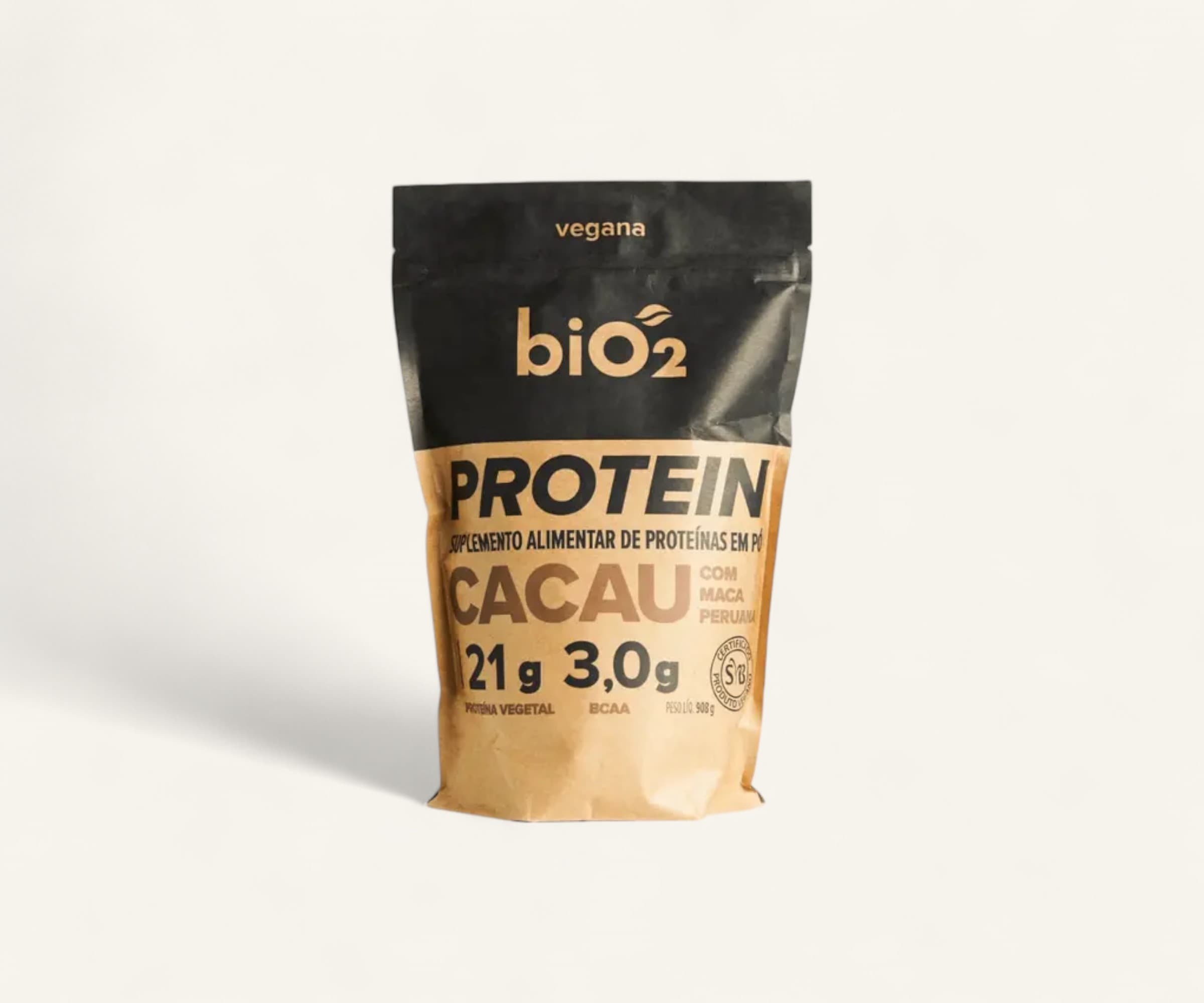 Proteína vegetal sabor cacau e maca peruana 908g