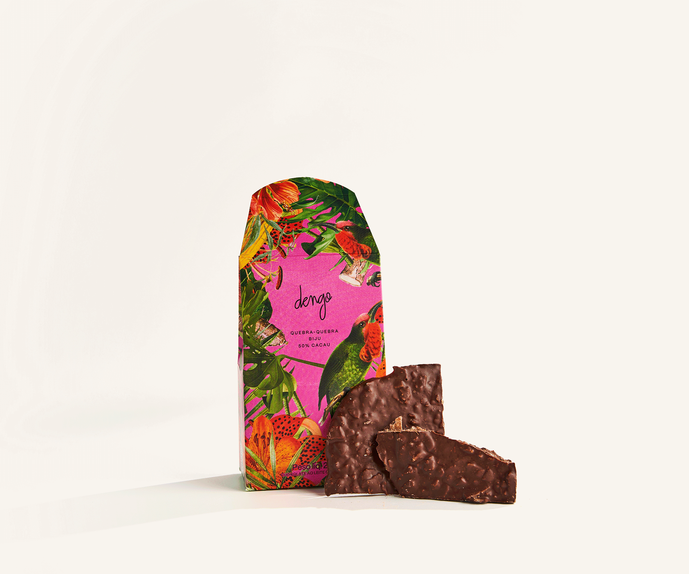 Quebra-quebra de biju 50% cacau Dengo 200g