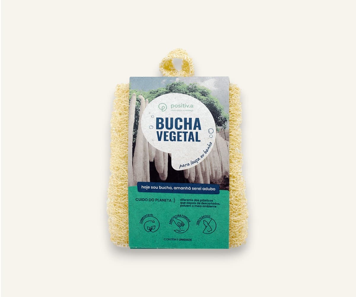 Bucha vegetal Positiv.a 1un