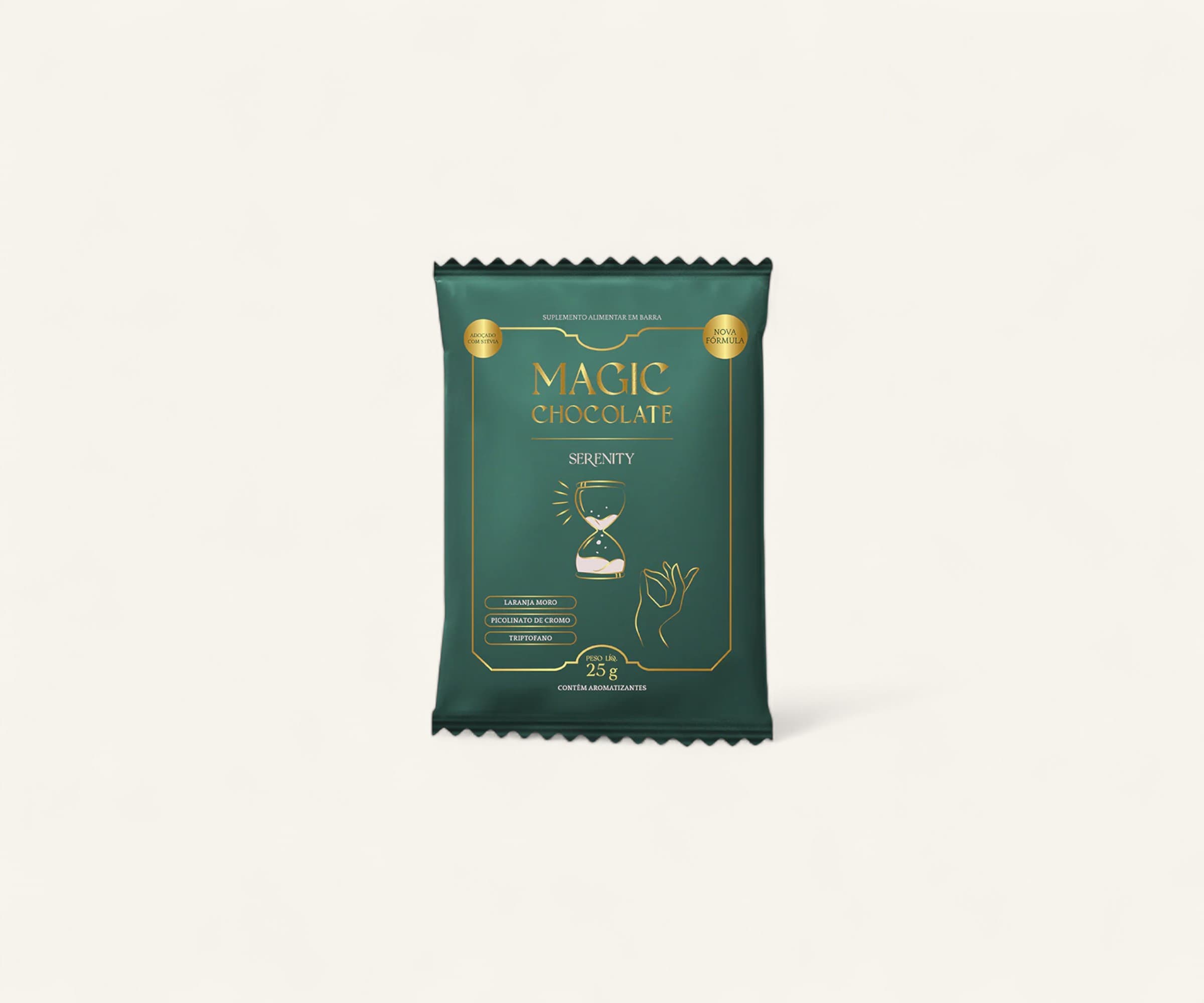 Chocolate saciedade e anti-ansiedade 25g Magic
