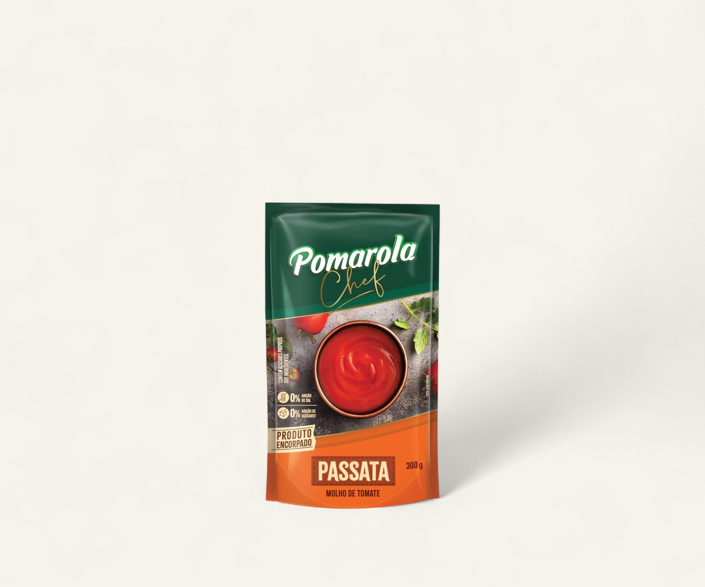 Molho de tomate Pomarola Chef passata 300g